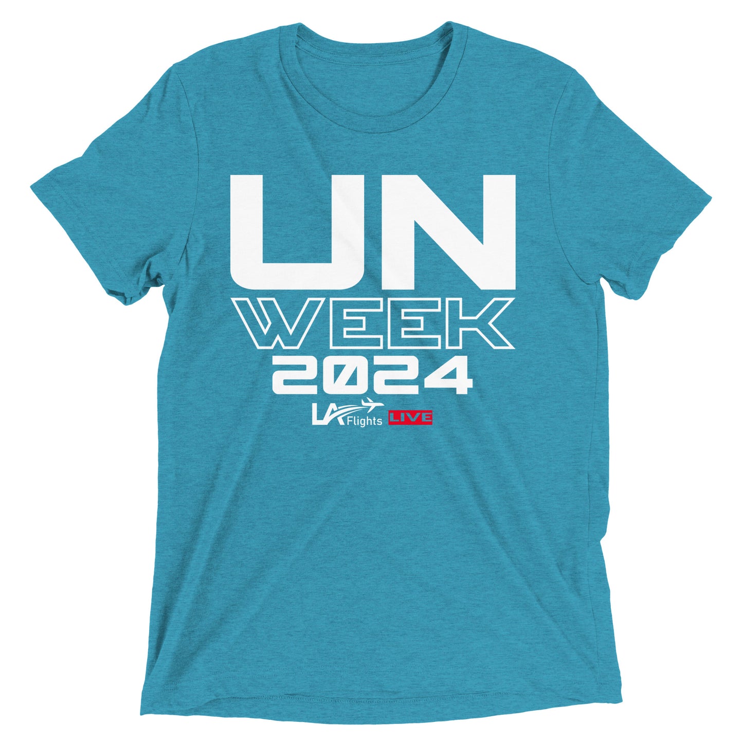 Unisex Short sleeve t-shirt UN Week 2024 (white letters)