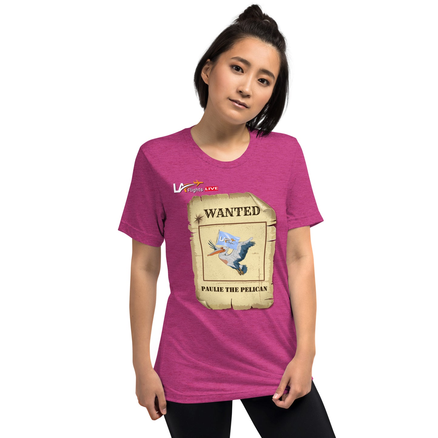 Unisex Short sleeve t-shirt Paulie The Pelican