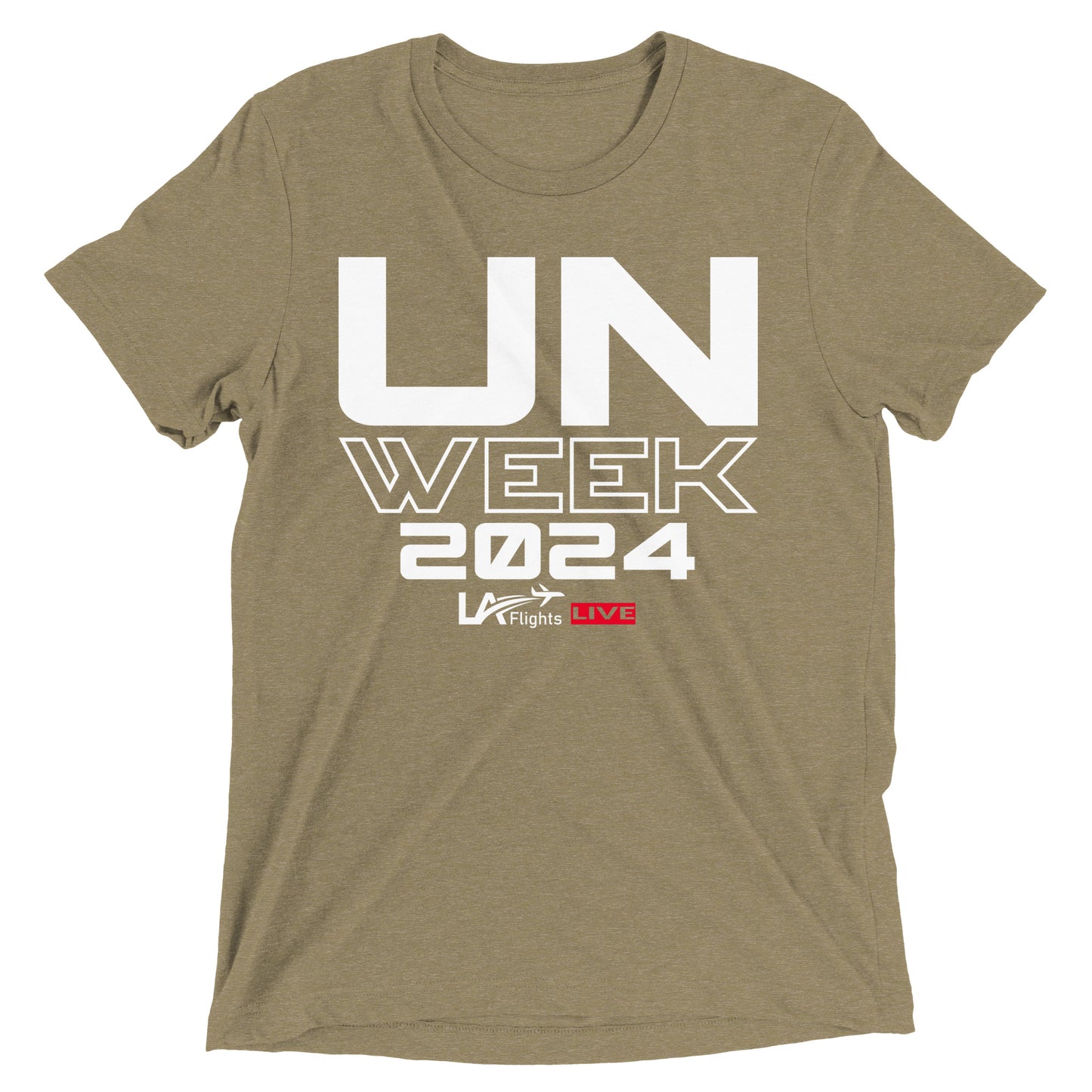 Unisex Short sleeve t-shirt UN Week 2024 (white letters)