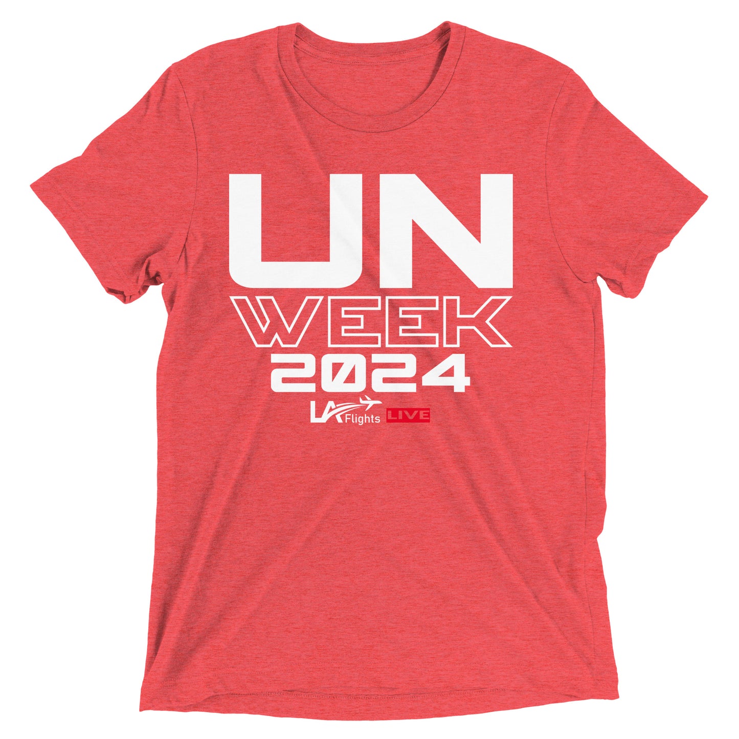 Unisex Short sleeve t-shirt UN Week 2024 (white letters)