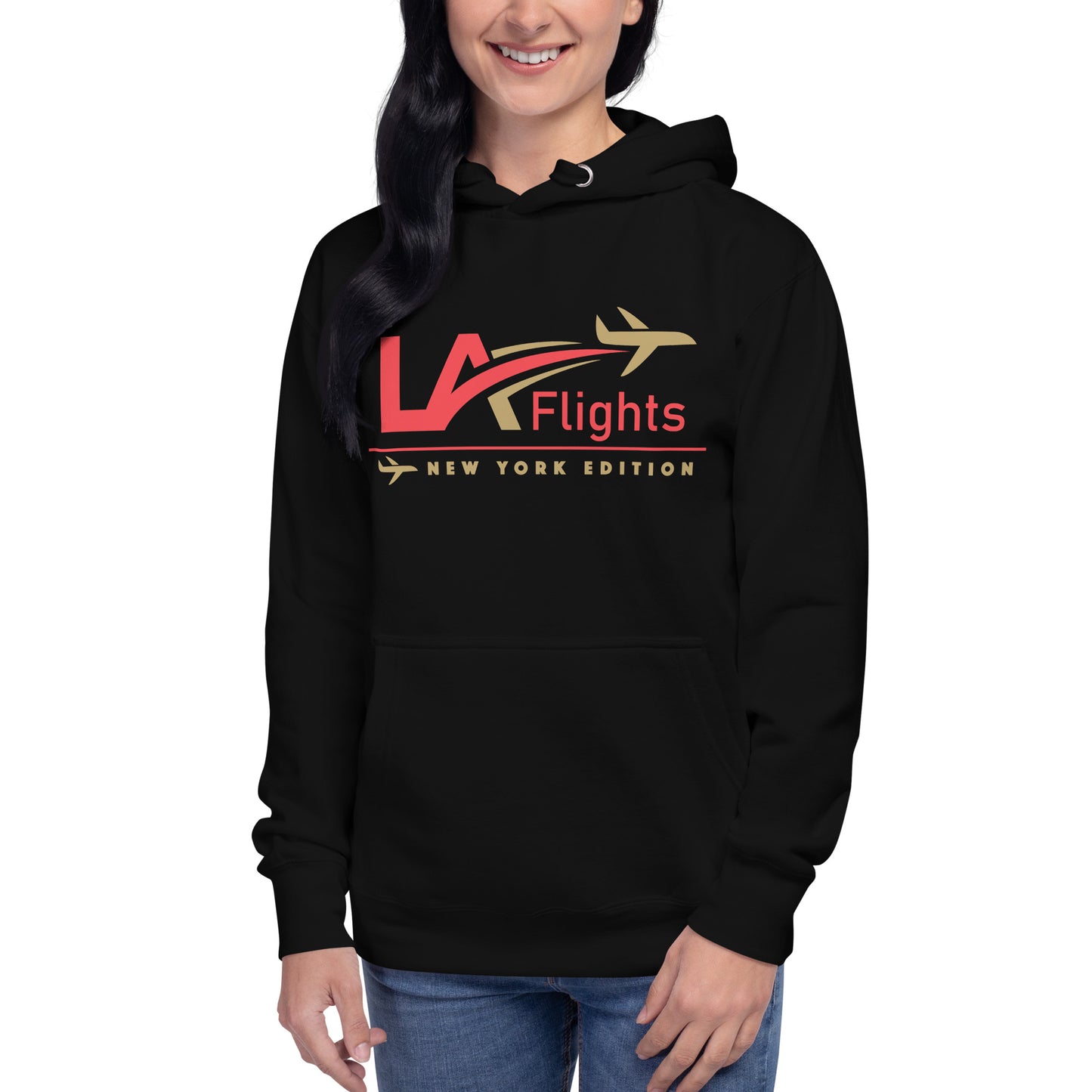 Unisex New York Edition LA Flights Hoodie