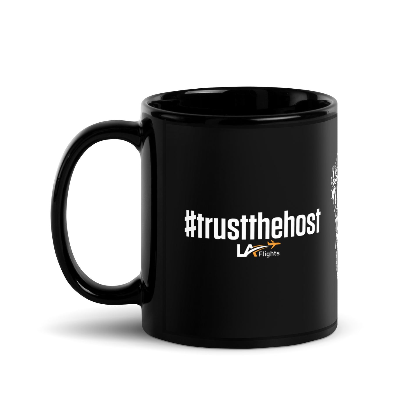 #TRUST THE HOST Mug (Black)