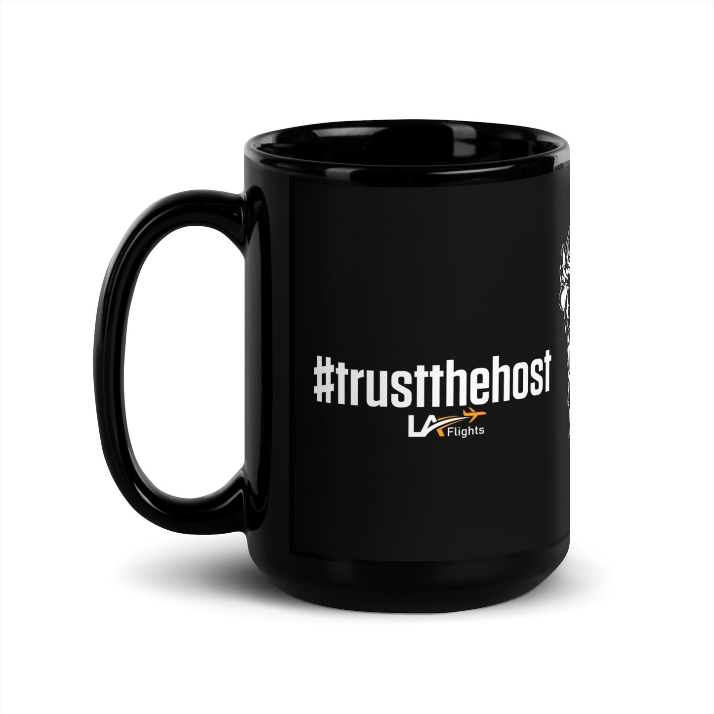 #TRUST THE HOST Mug (Black)