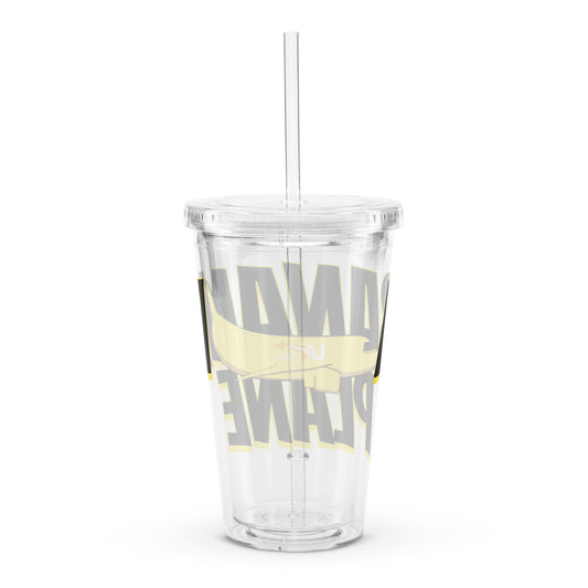 16oz Banana Plane Tumbler (Clear)