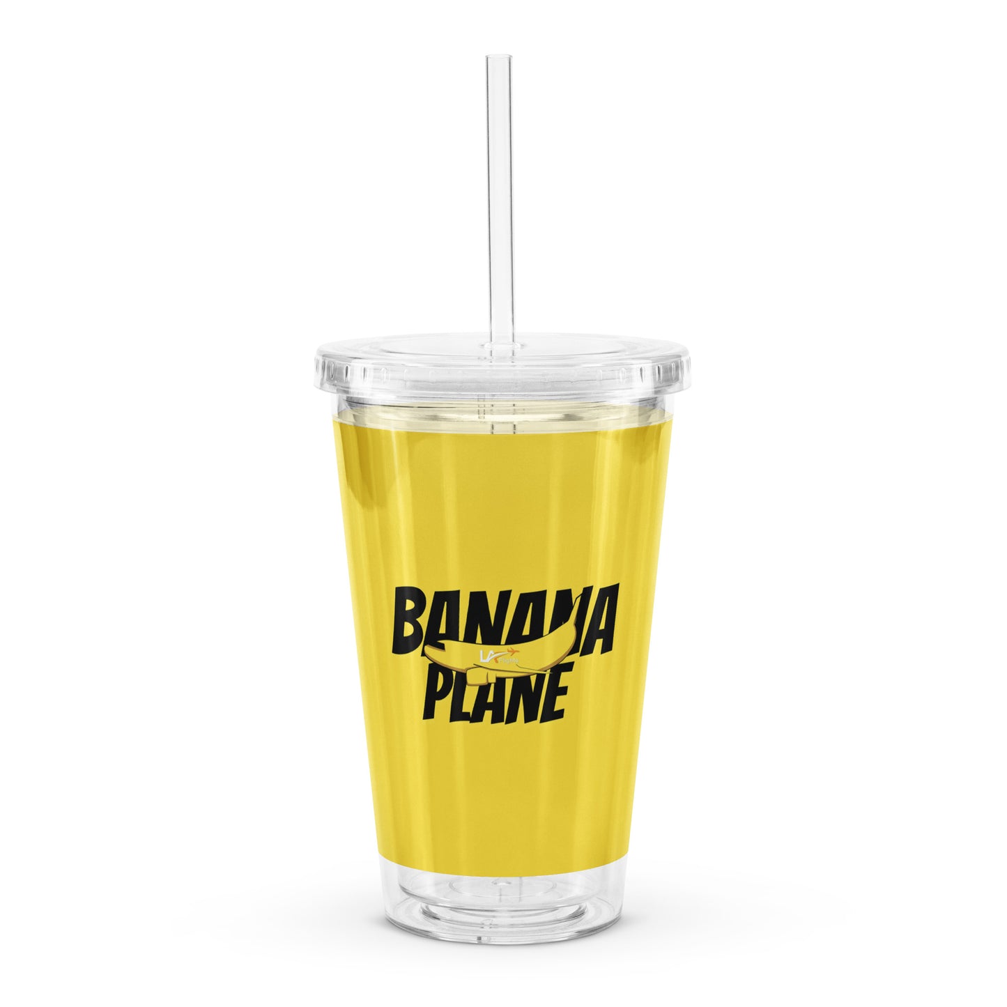 16oz Banana Plane Tumbler (YELLOW)