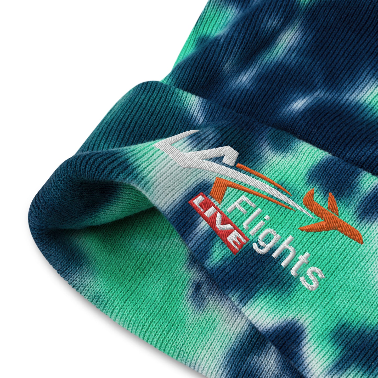 LA Flights LIVE Tie-dye beanie