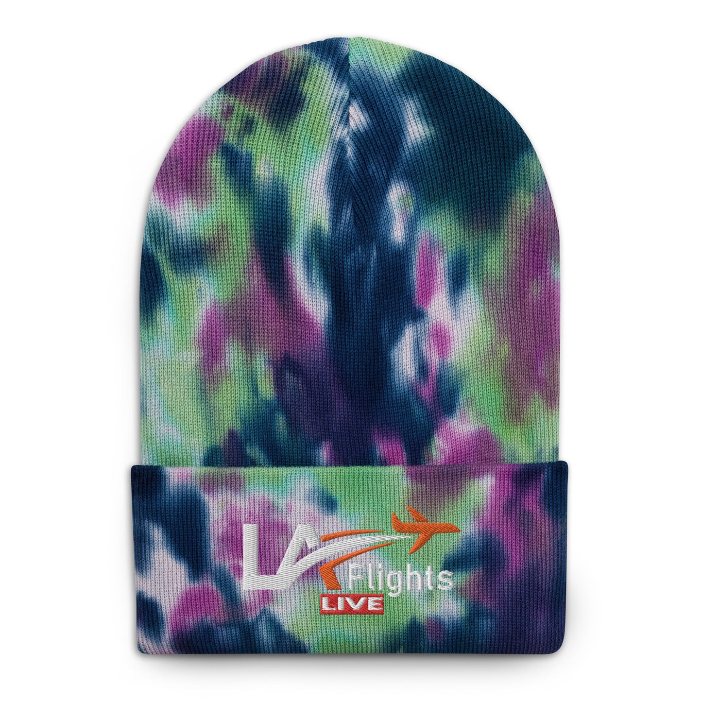 LA Flights LIVE Tie-dye beanie