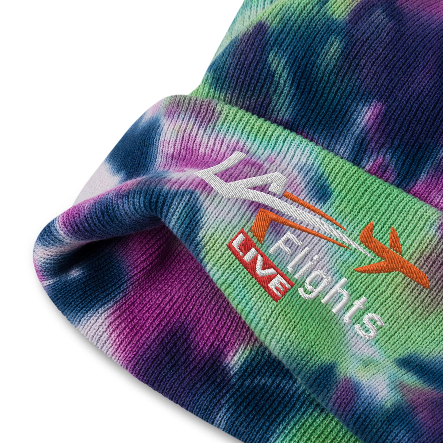 LA Flights LIVE Tie-dye beanie