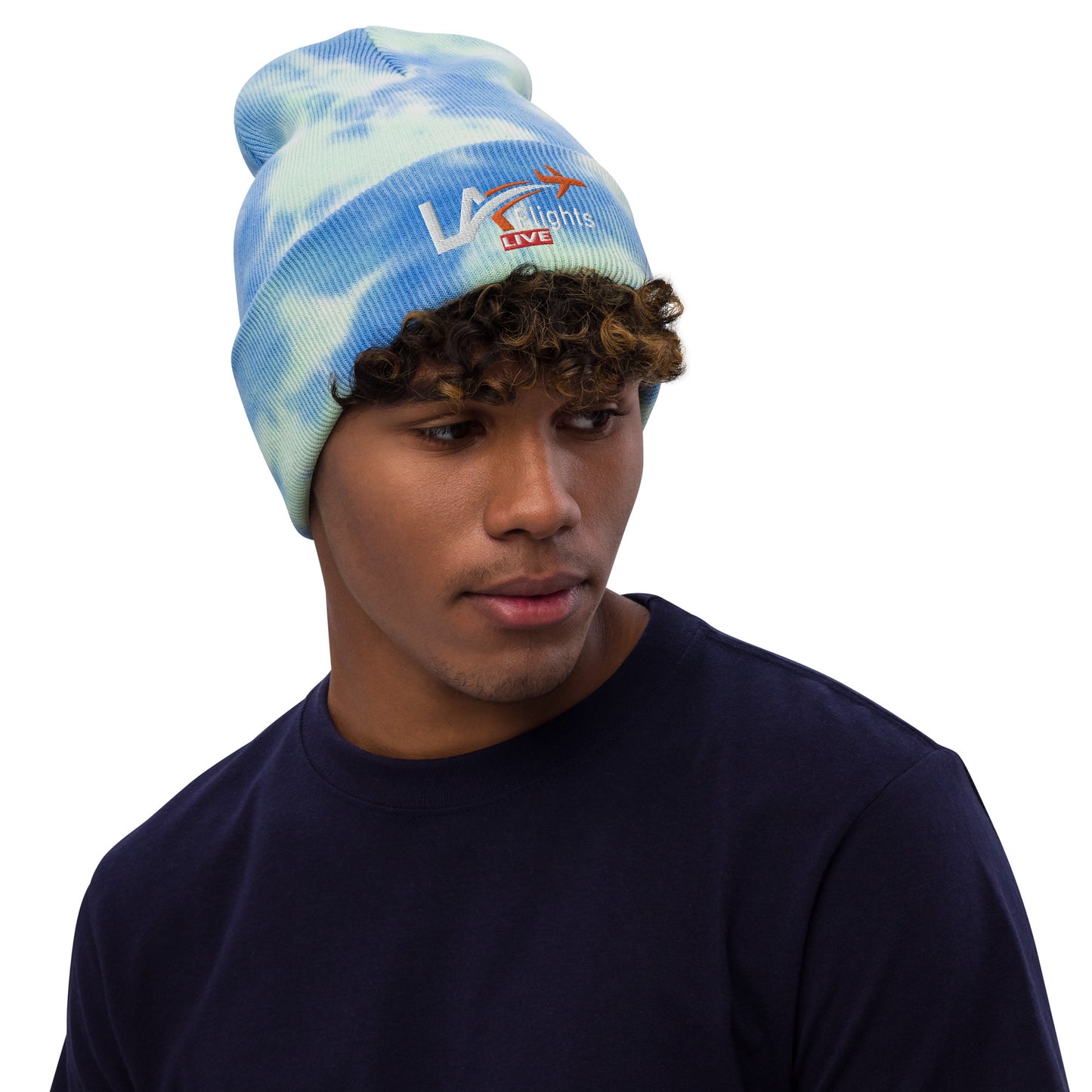 LA Flights LIVE Tie-dye beanie