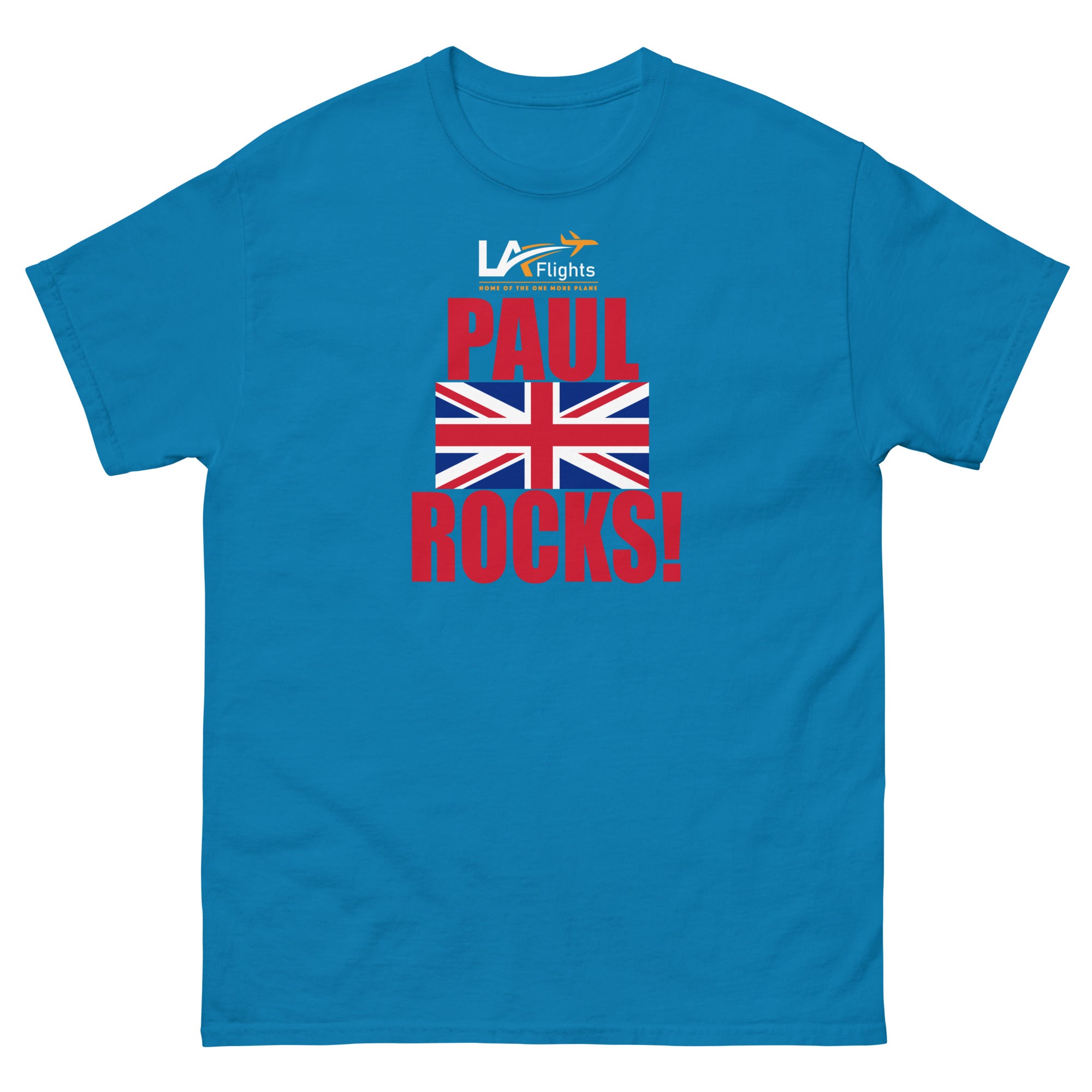 Paul Rocks! Unisex Cotton T-Shirt EXTENDED SIZES – ShopLAFlights