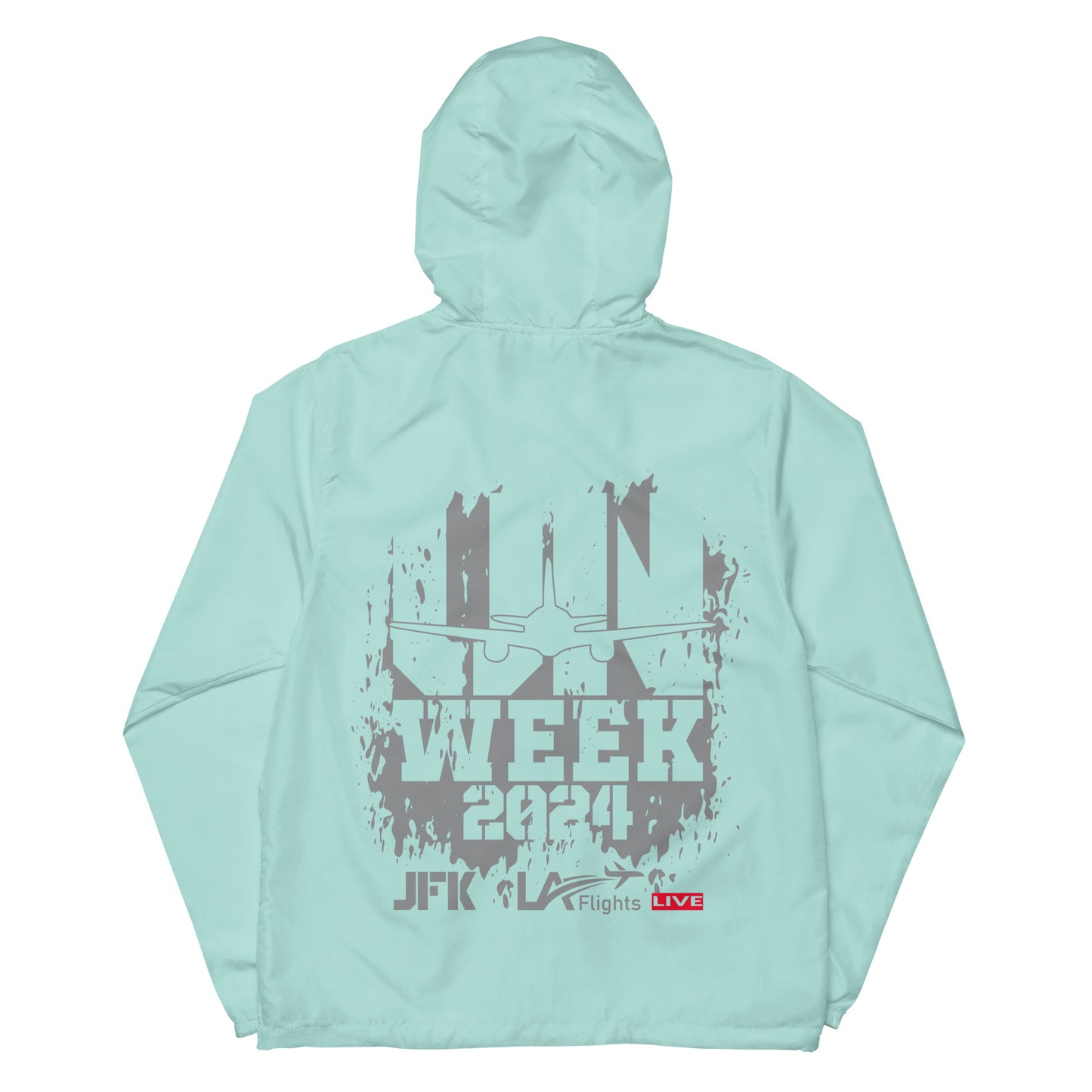 Unisex lightweight zip up windbreaker UN Week 2024 (Design 1)