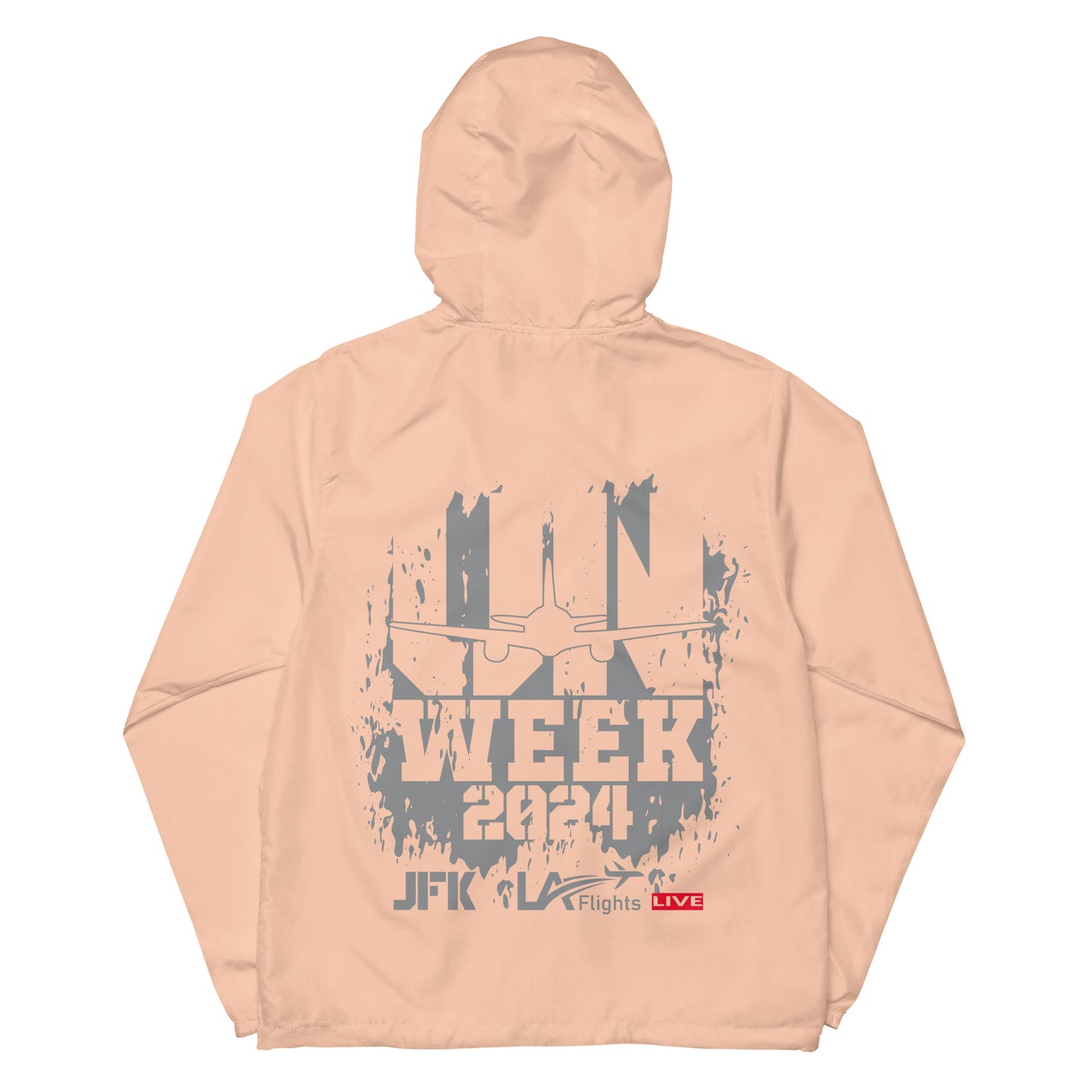 Unisex lightweight zip up windbreaker UN Week 2024 (Design 1)