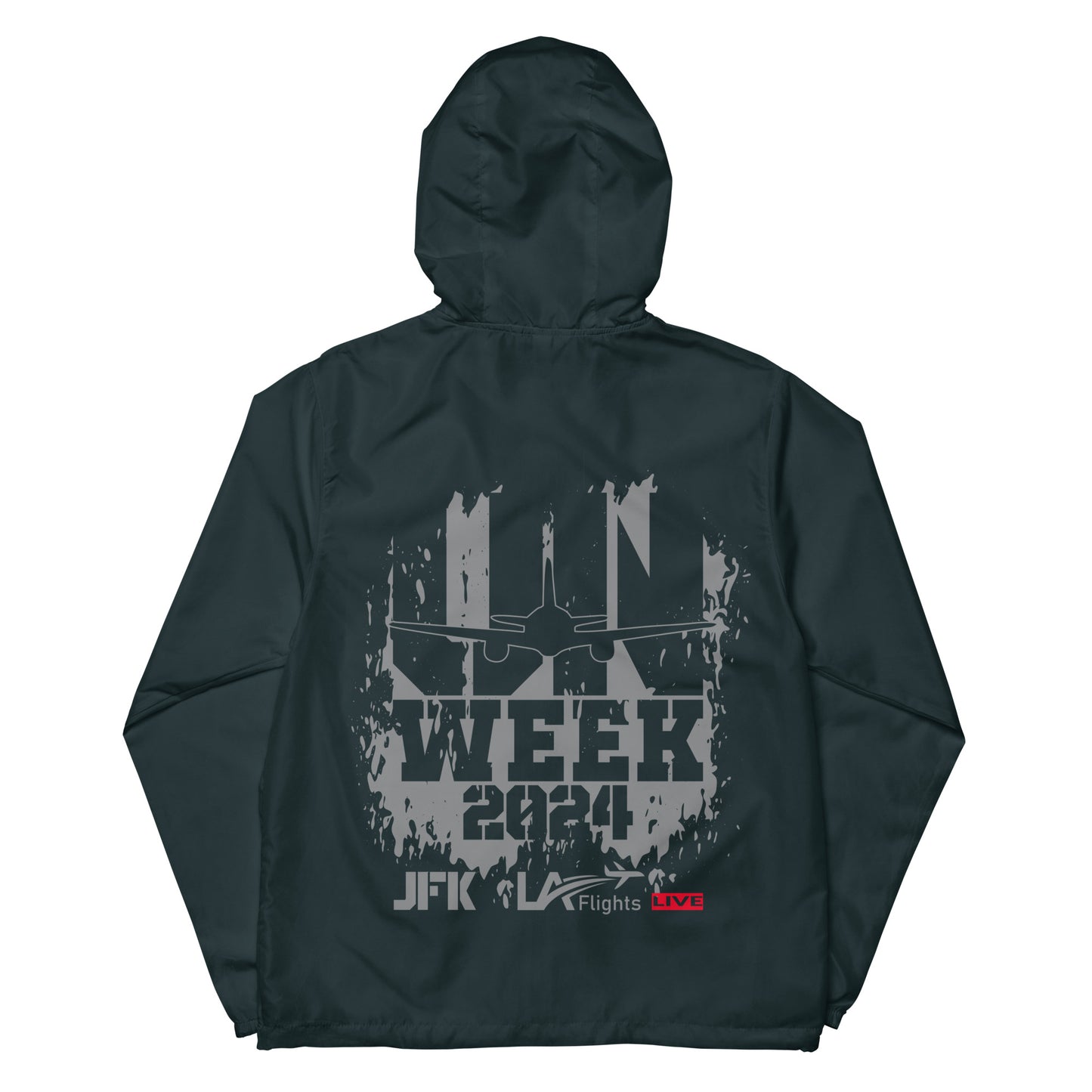 Unisex lightweight zip up windbreaker UN Week 2024 (Design 1)