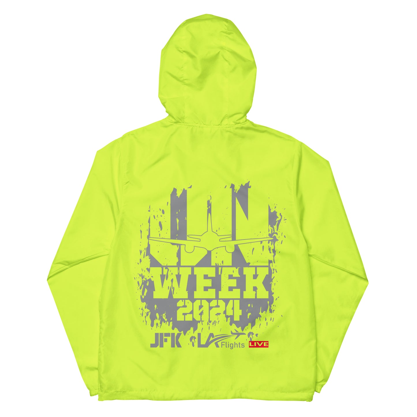 Unisex lightweight zip up windbreaker UN Week 2024 (Design 1)