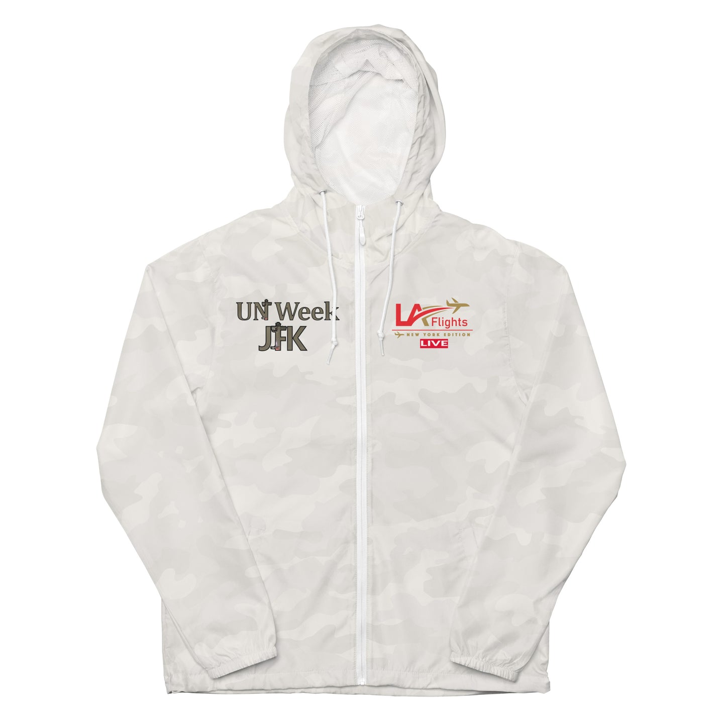 Unisex lightweight zip up windbreaker UN Week 2024 (Design 1)