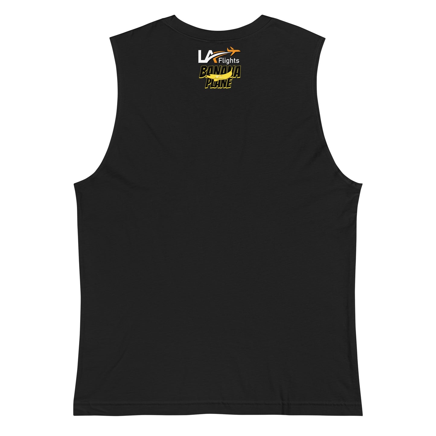 Unisex Muscle Shirt Banana Plane