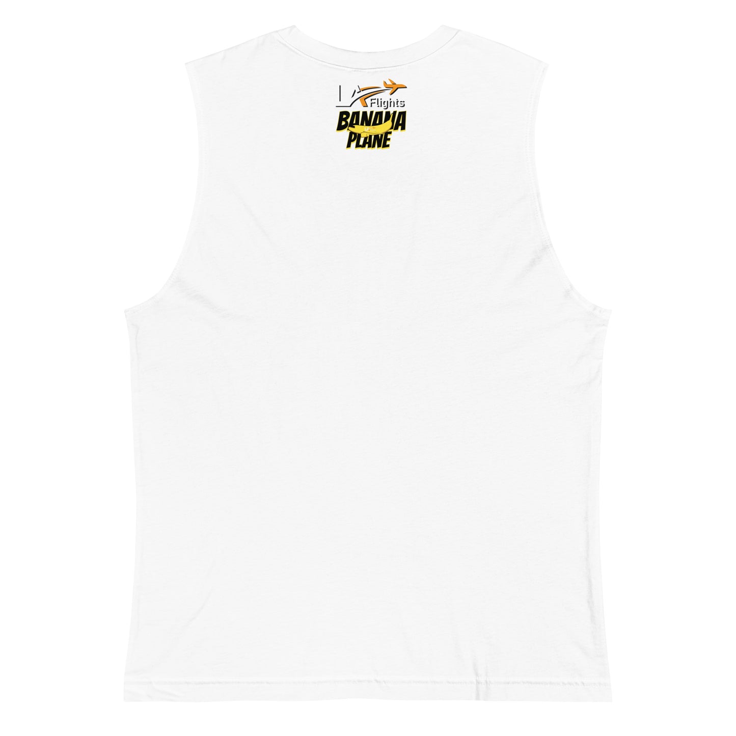 Unisex Muscle Shirt Banana Plane