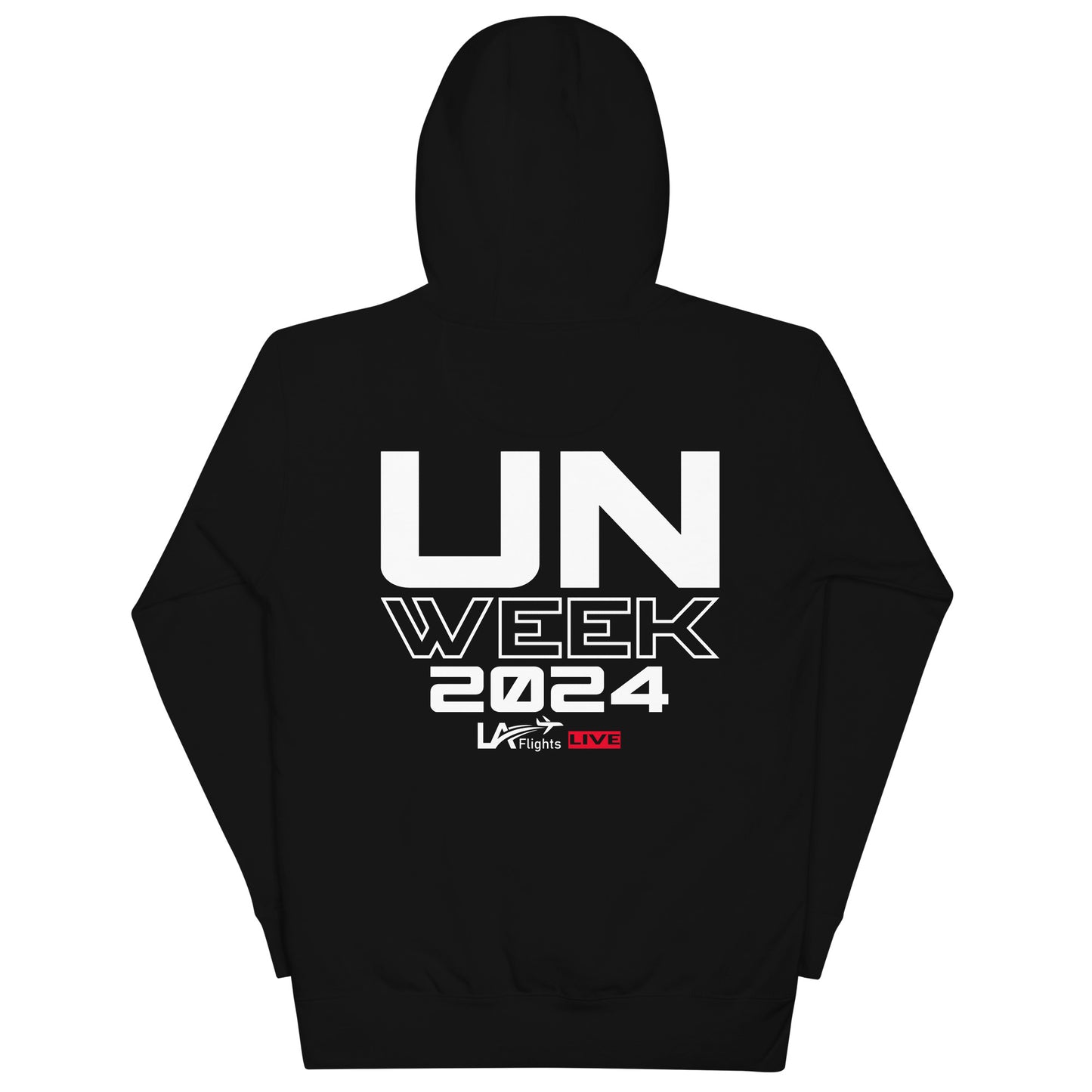 Design 2  Hoodie UN Week 2024  (Front and Back)