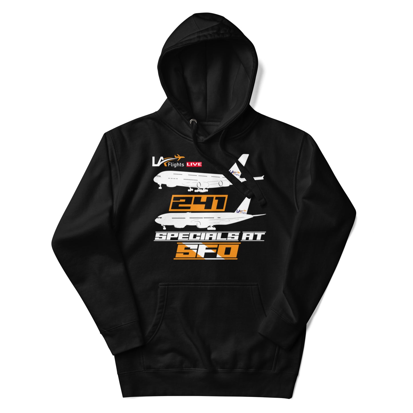 Unisex 2 for 1 Specials at SFO (white plane) Hoodie