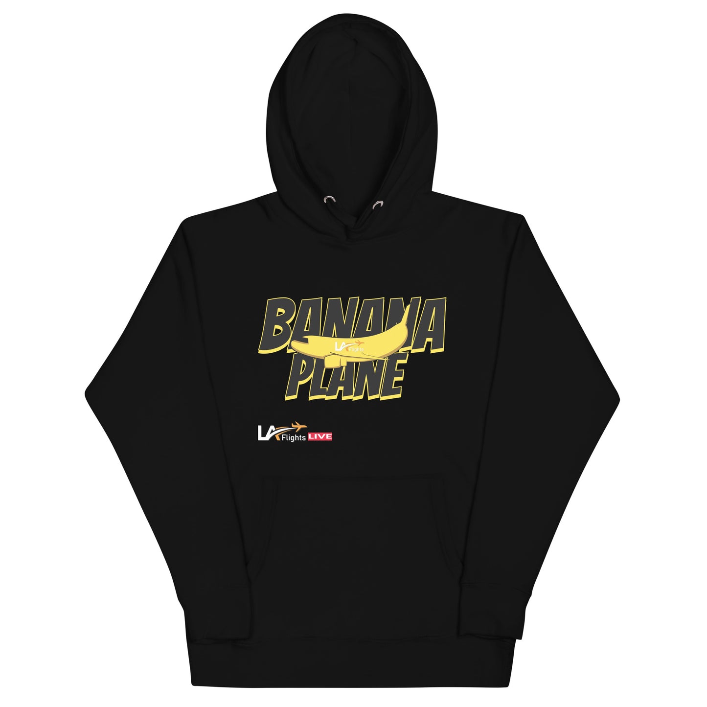 Unisex Hoodie Banana Plane