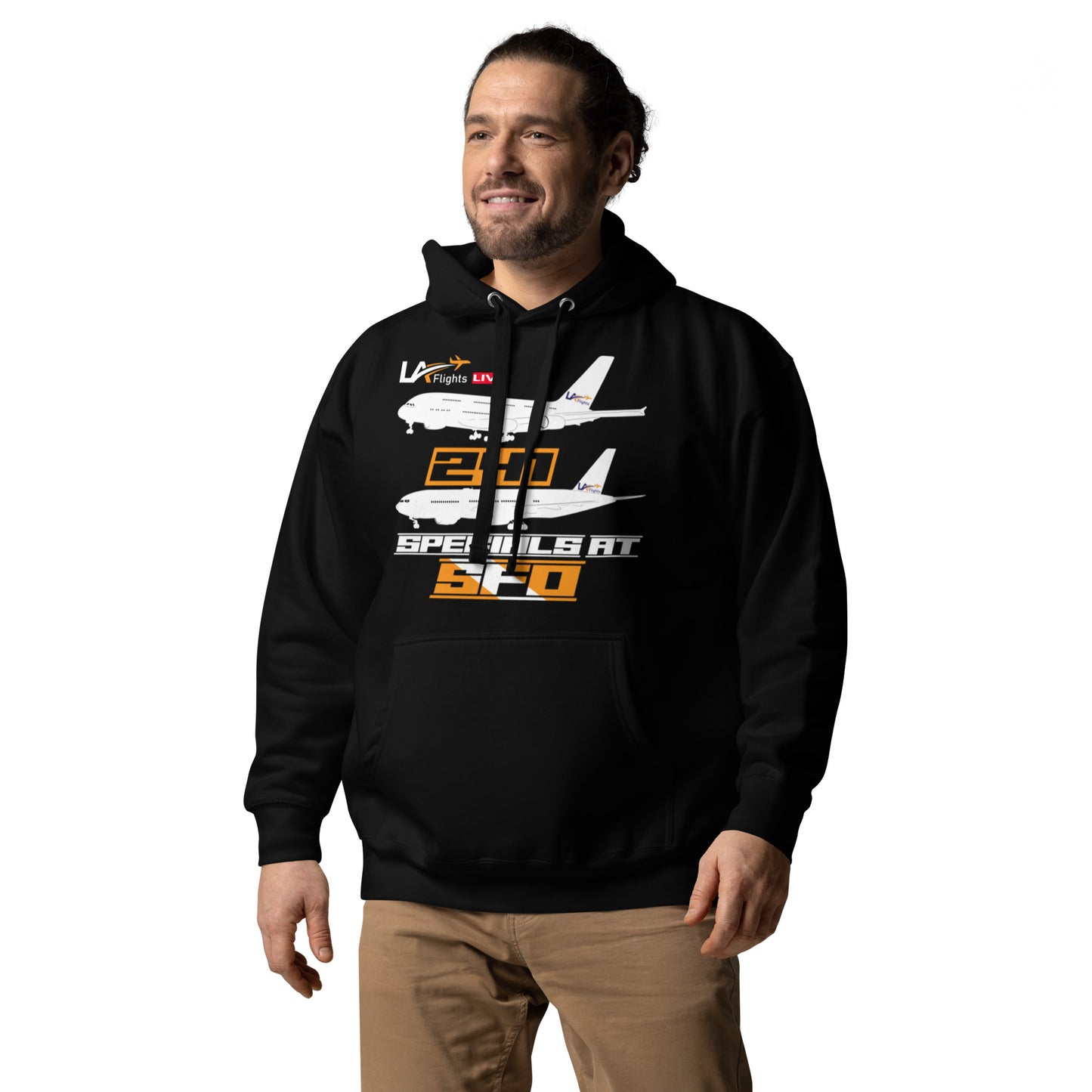 Unisex 2 for 1 Specials at SFO (white plane) Hoodie