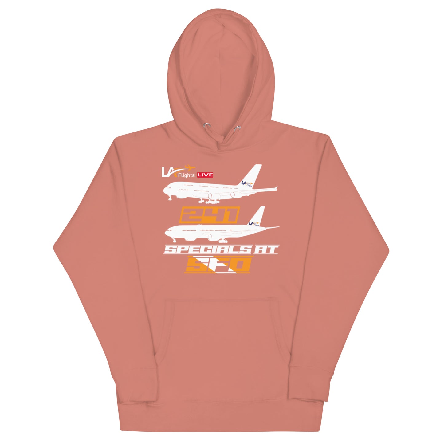 Unisex 2 for 1 Specials at SFO (white plane) Hoodie