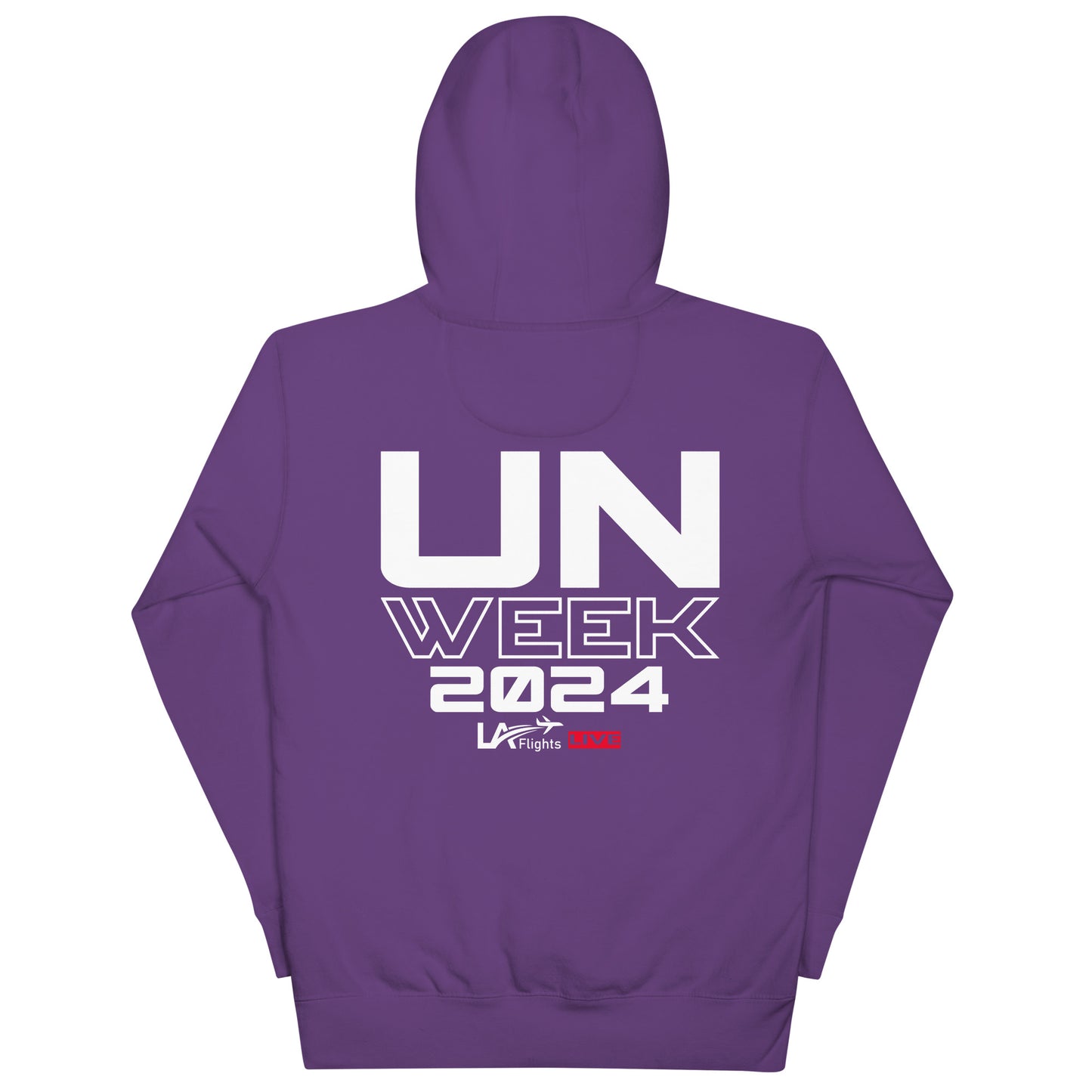 Design 2  Hoodie UN Week 2024  (Front and Back)