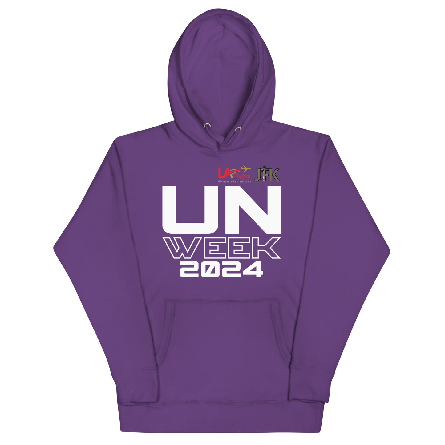 Design 2  Hoodie UN Week 2024  (Front and Back)