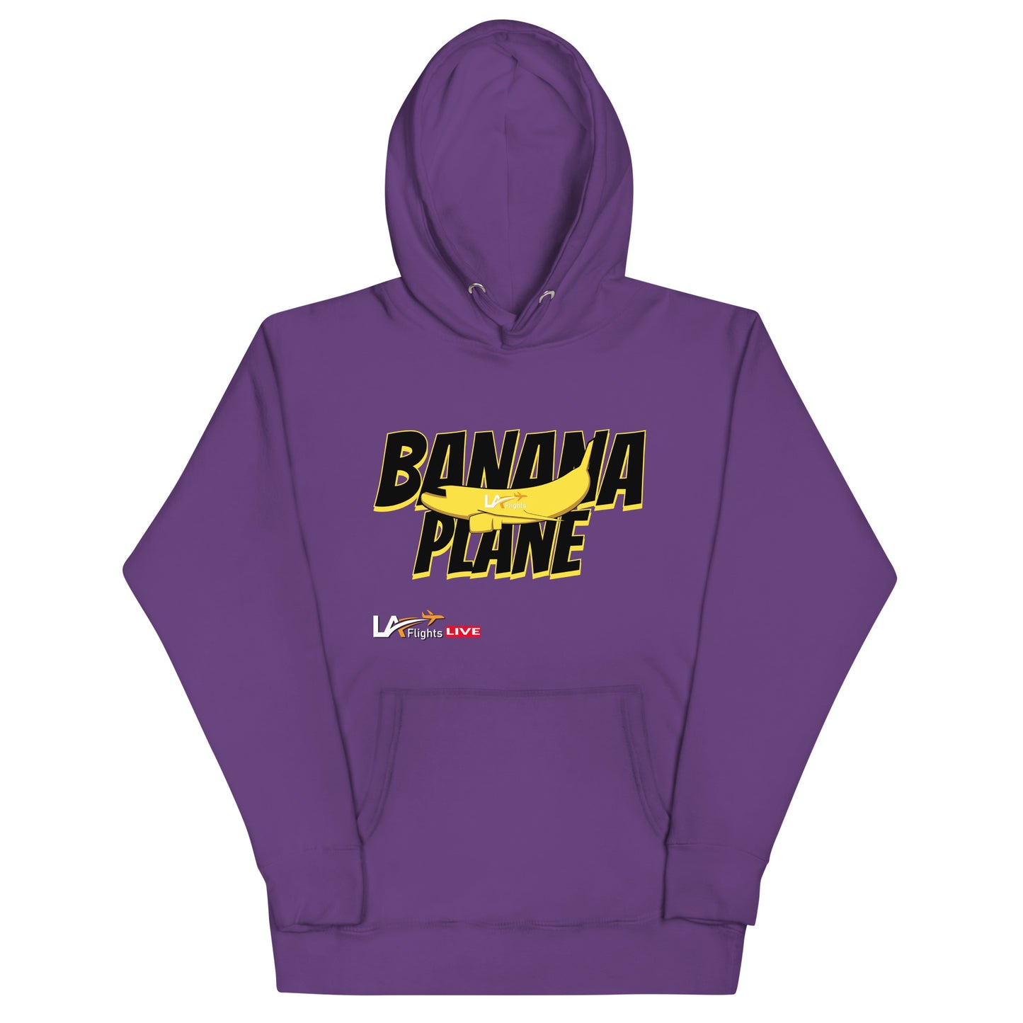 Unisex Hoodie Banana Plane