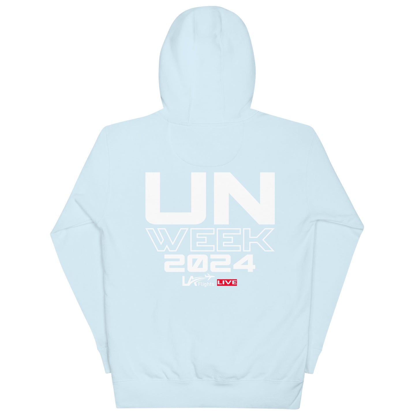 Design 2  Hoodie UN Week 2024  (Front and Back)