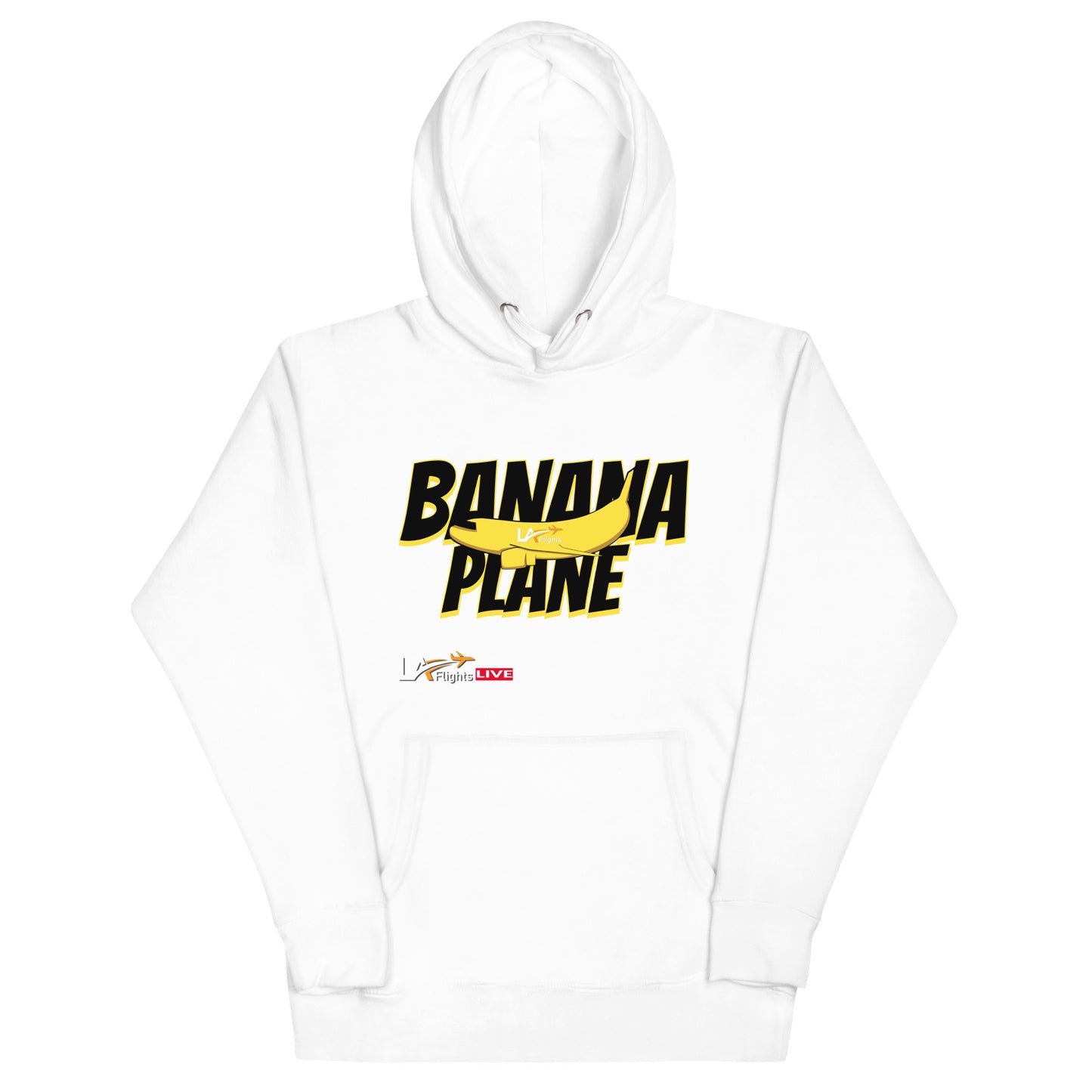 Unisex Hoodie Banana Plane