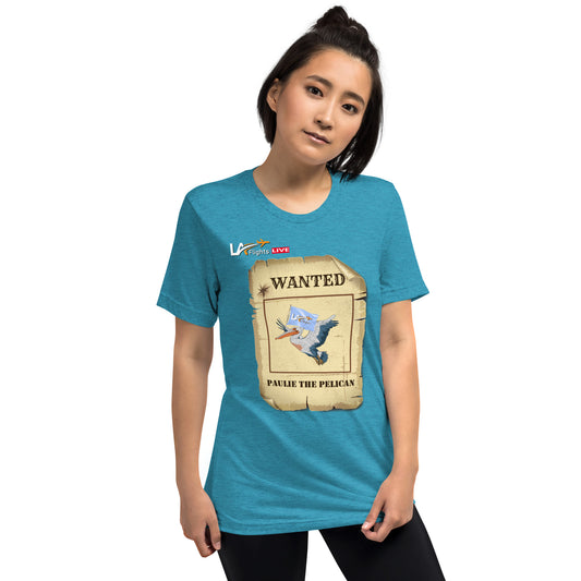 Unisex Short sleeve t-shirt Paulie The Pelican