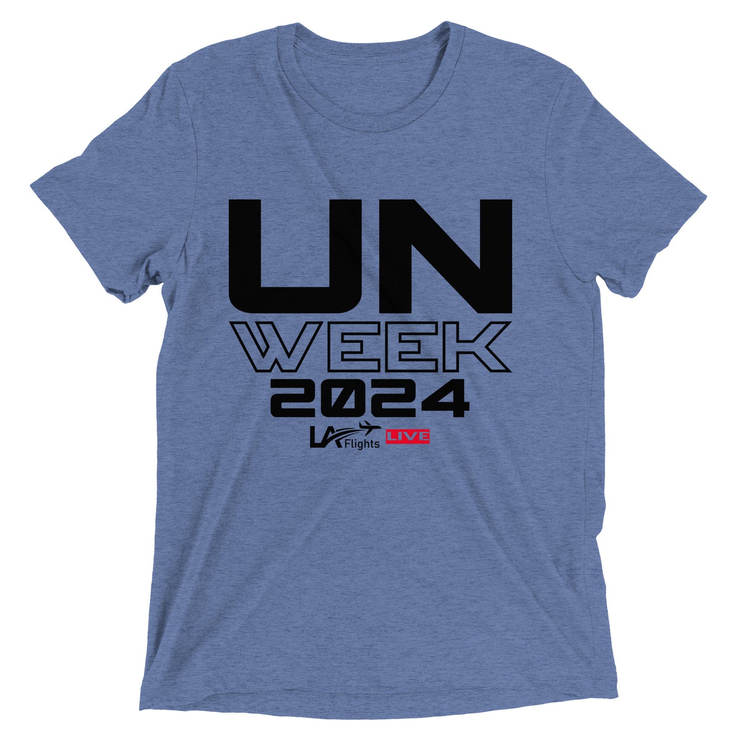 Unisex Short sleeve t-shirt UN Week 2024 (Black letters)