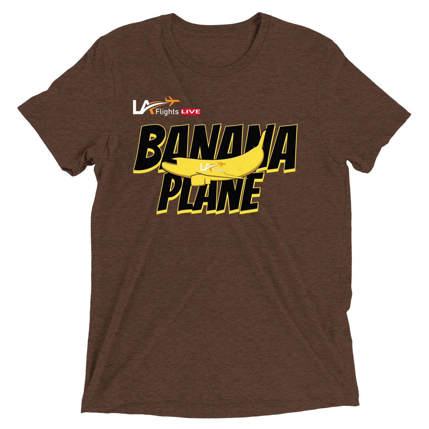 Unisex Short sleeve t-shirt Banana Plane