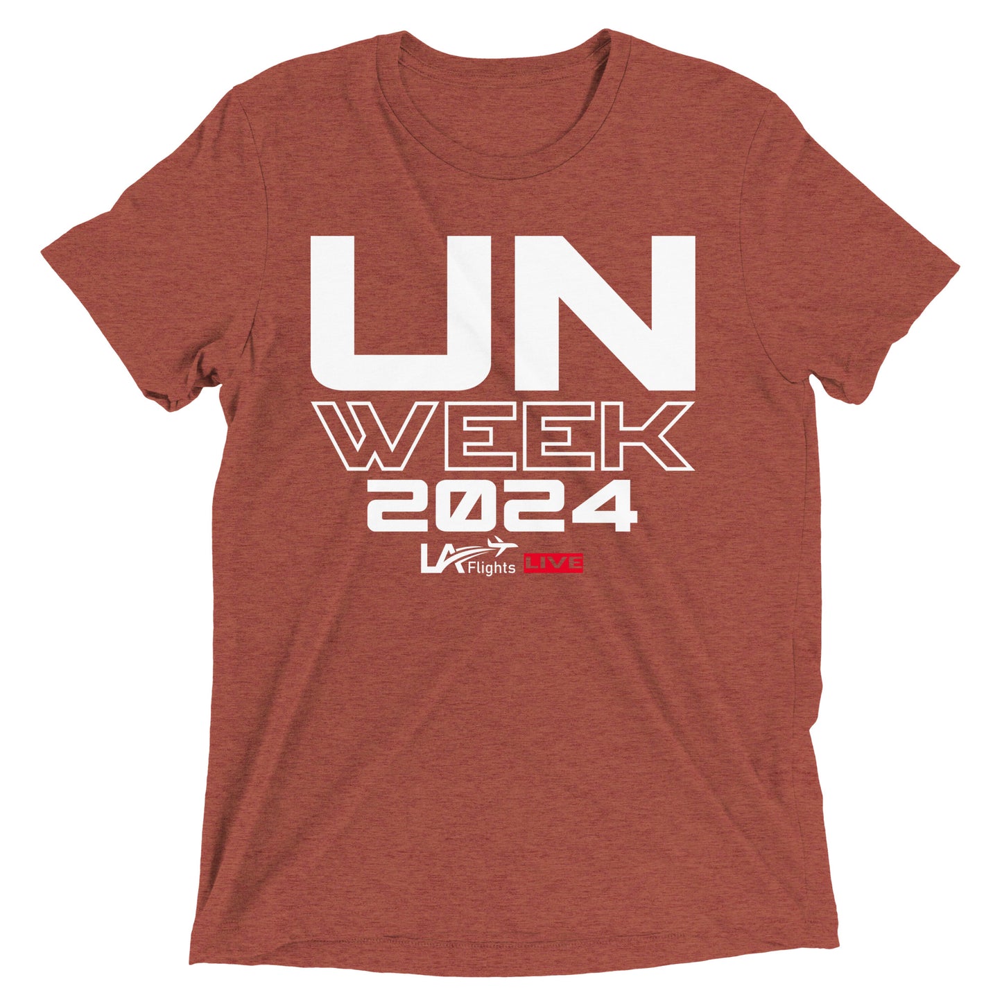Unisex Short sleeve t-shirt UN Week 2024 (white letters)