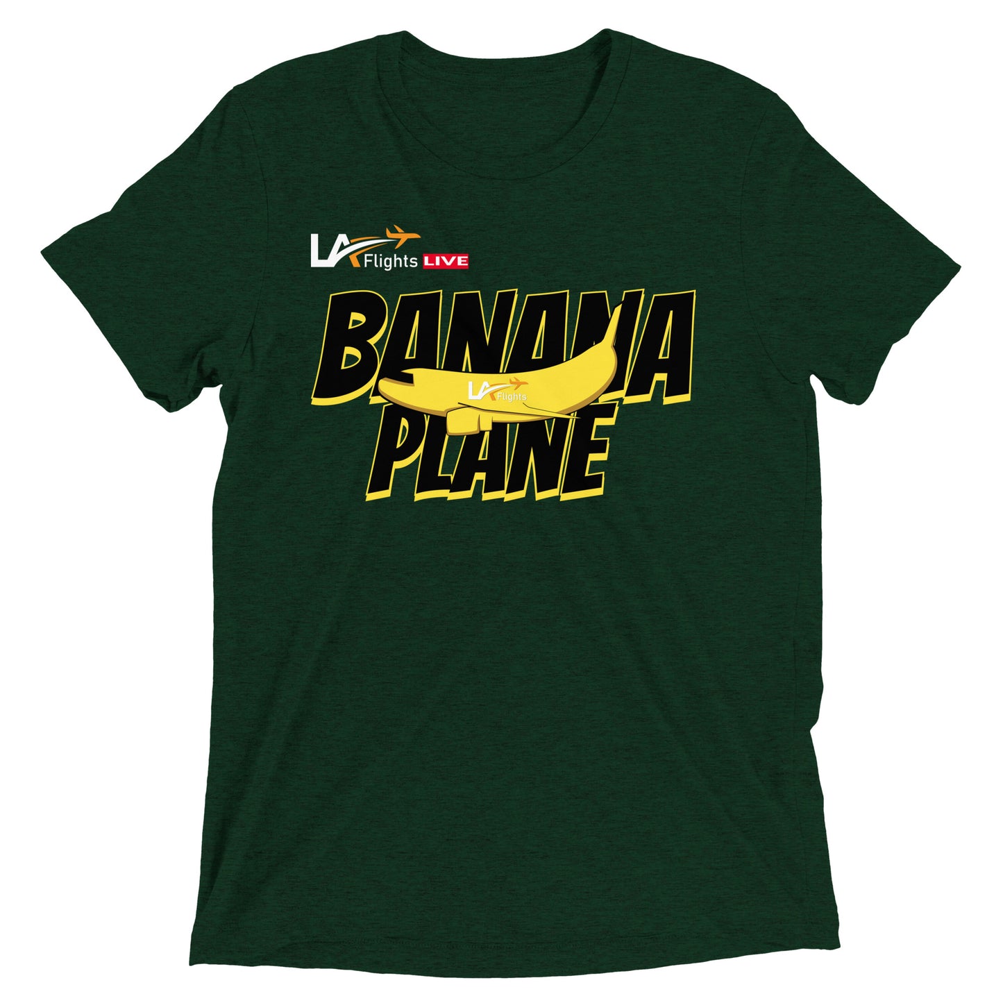 Unisex Short sleeve t-shirt Banana Plane