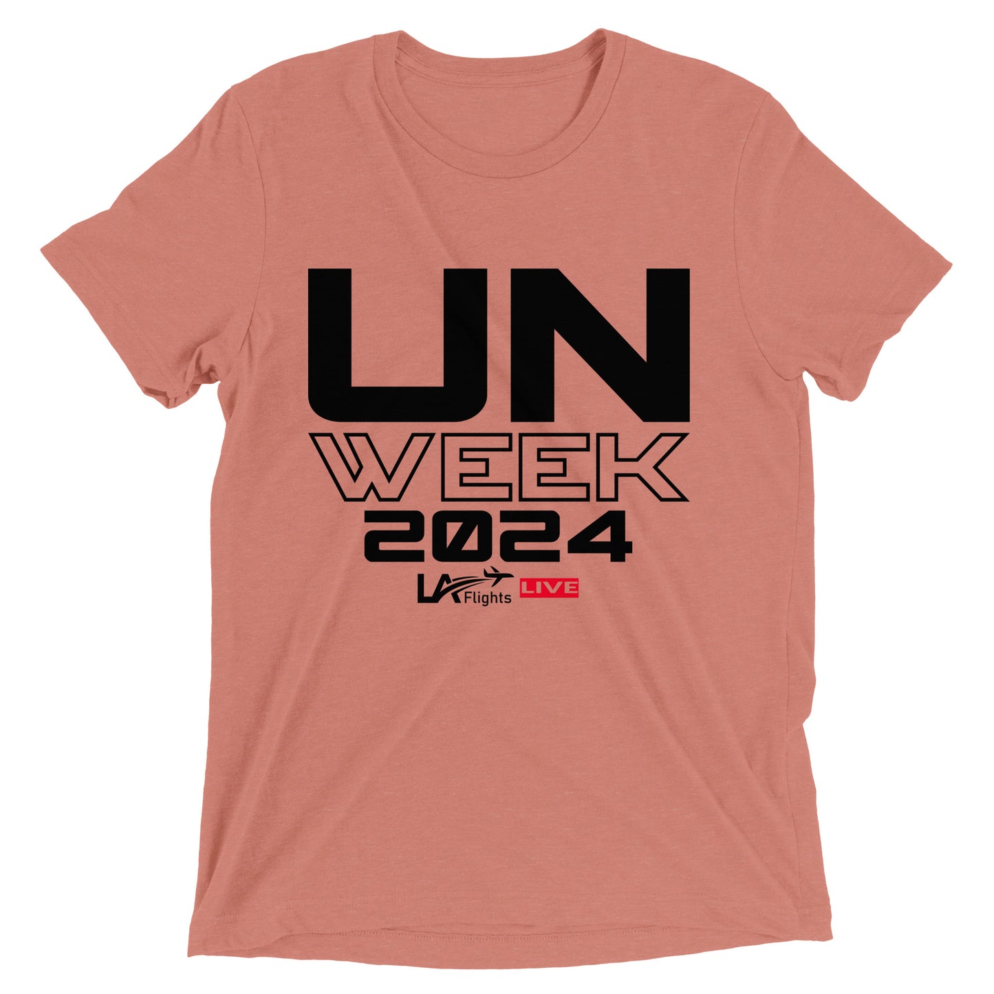 Unisex Short sleeve t-shirt UN Week 2024 (Black letters)