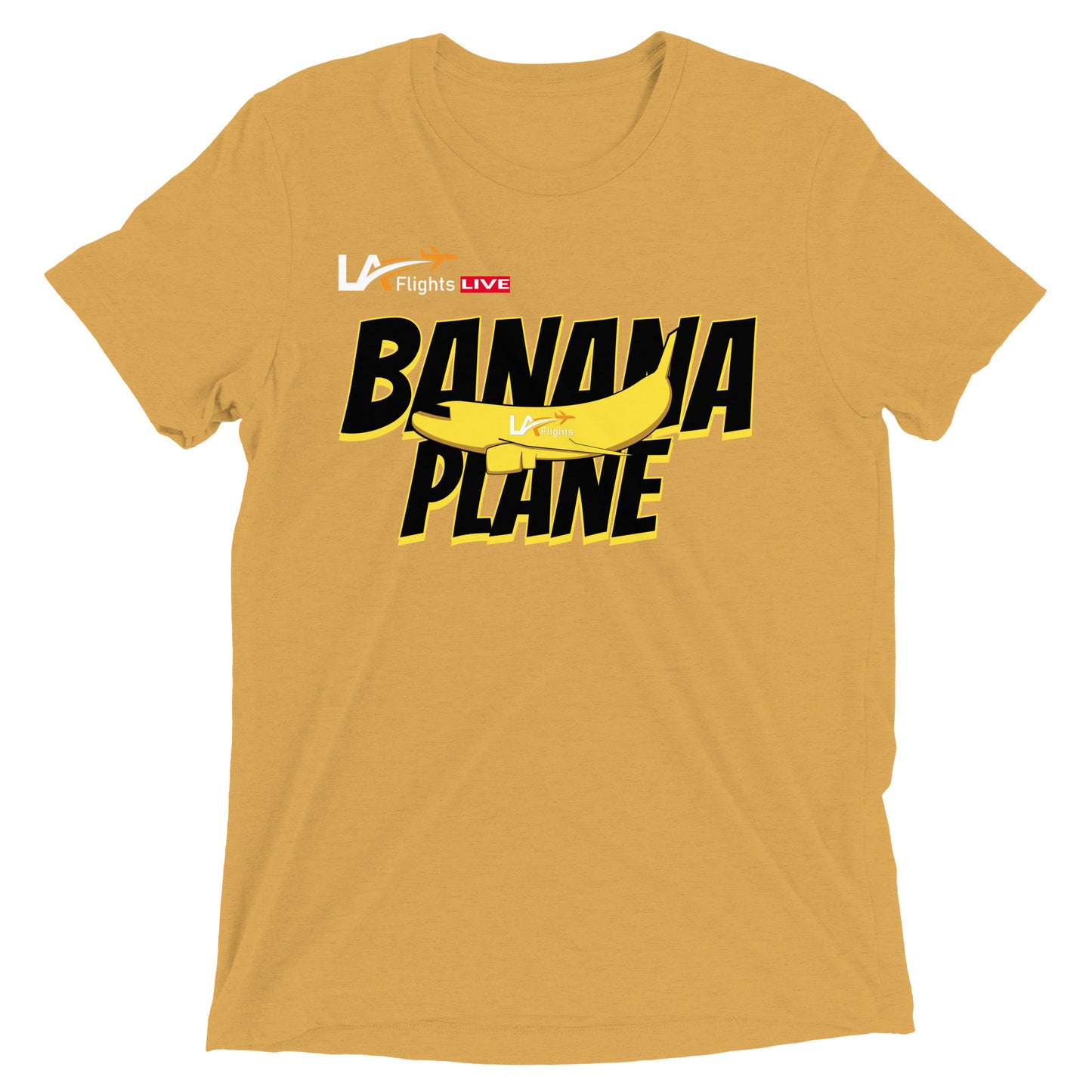 Unisex Short sleeve t-shirt Banana Plane