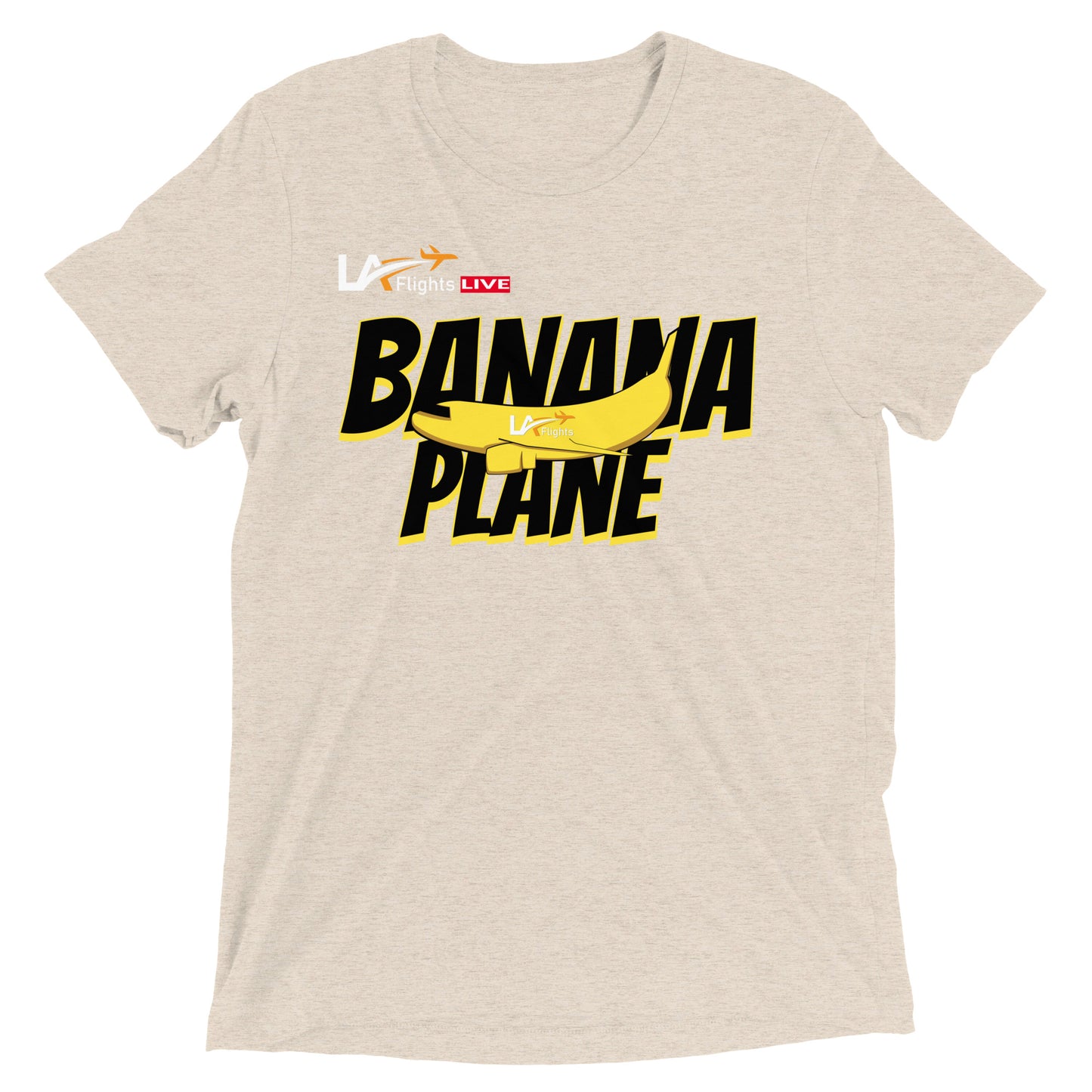 Unisex Short sleeve t-shirt Banana Plane