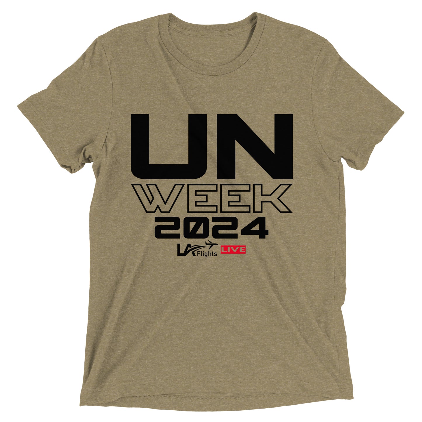 Unisex Short sleeve t-shirt UN Week 2024 (Black letters)