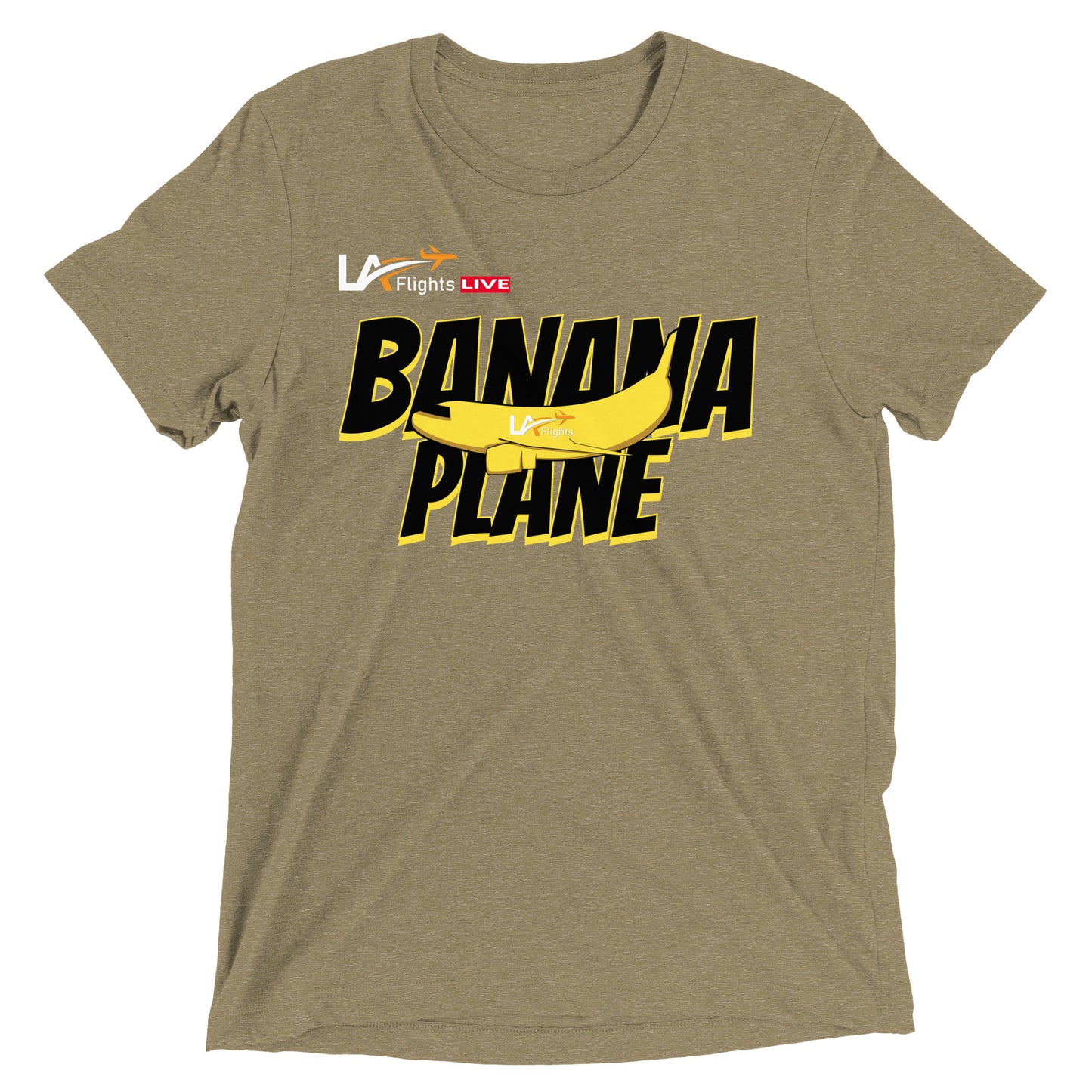 Unisex Short sleeve t-shirt Banana Plane