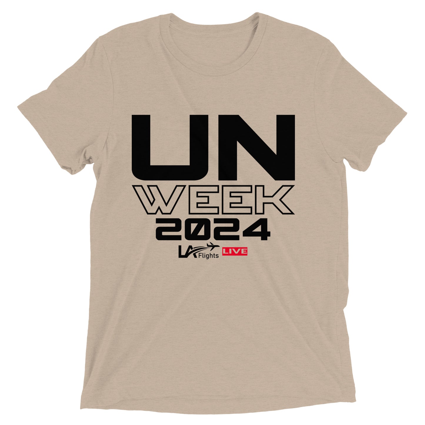 Unisex Short sleeve t-shirt UN Week 2024 (Black letters)