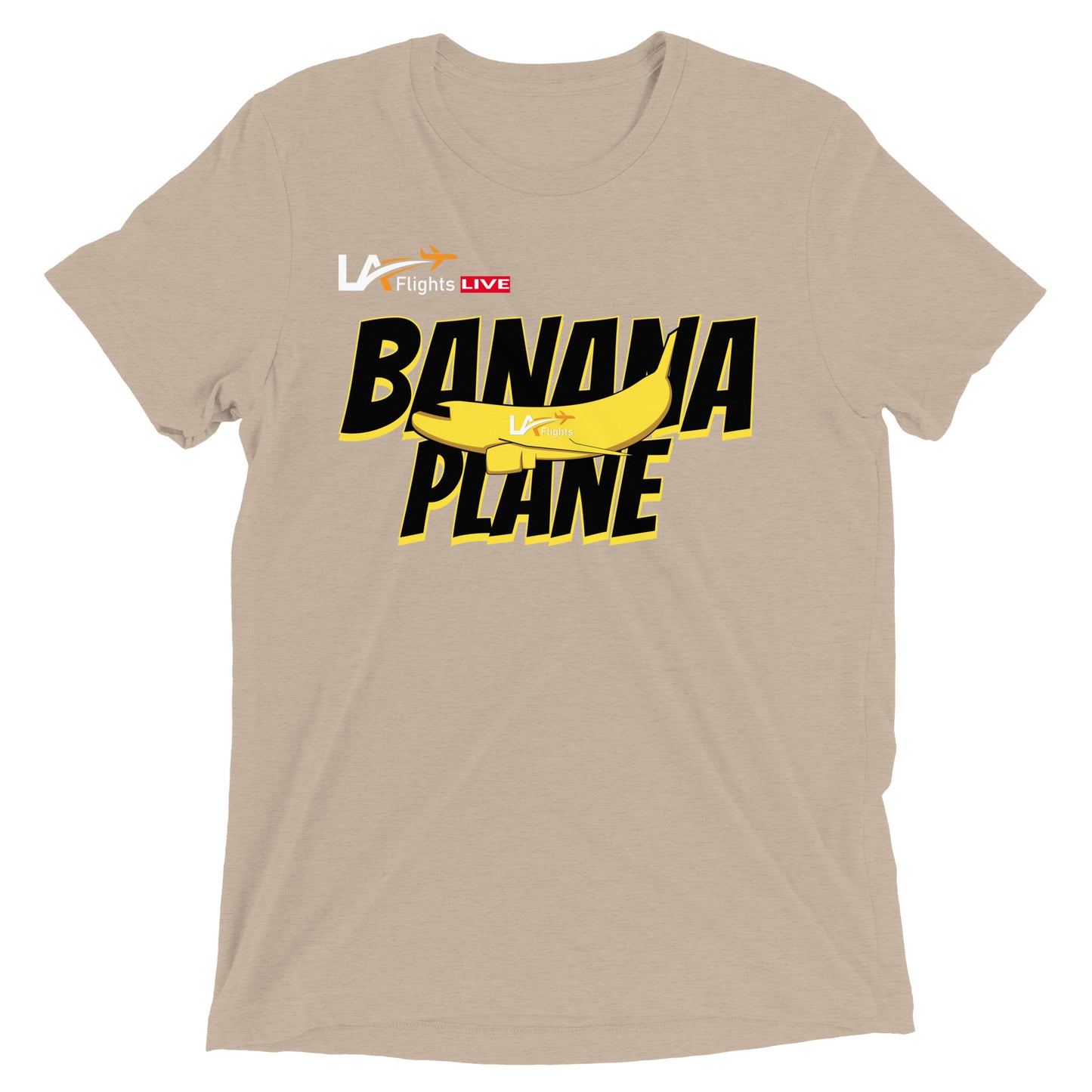 Unisex Short sleeve t-shirt Banana Plane