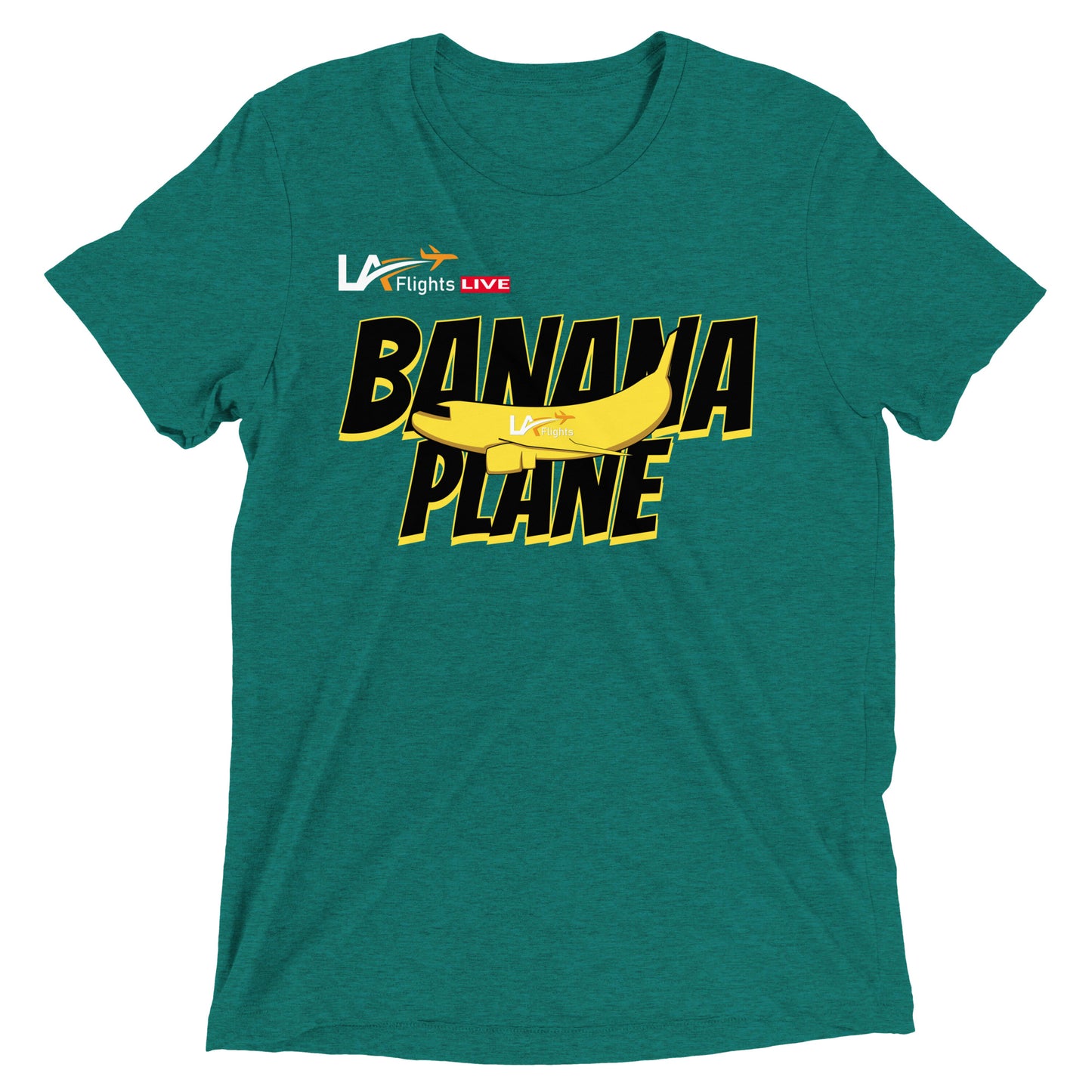 Unisex Short sleeve t-shirt Banana Plane