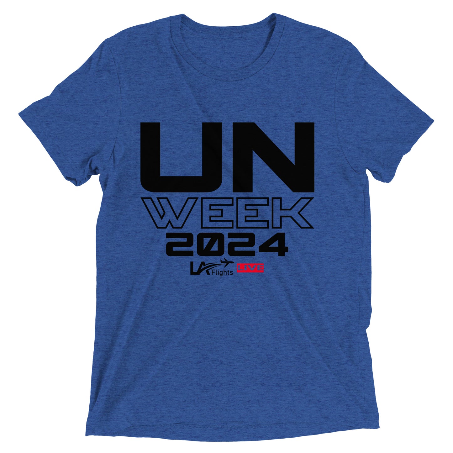 Unisex Short sleeve t-shirt UN Week 2024 (Black letters)