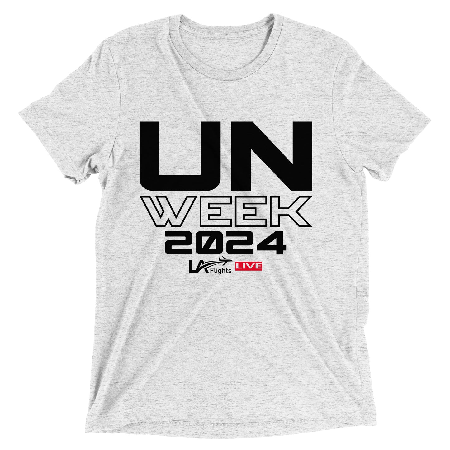 Unisex Short sleeve t-shirt UN Week 2024 (Black letters)