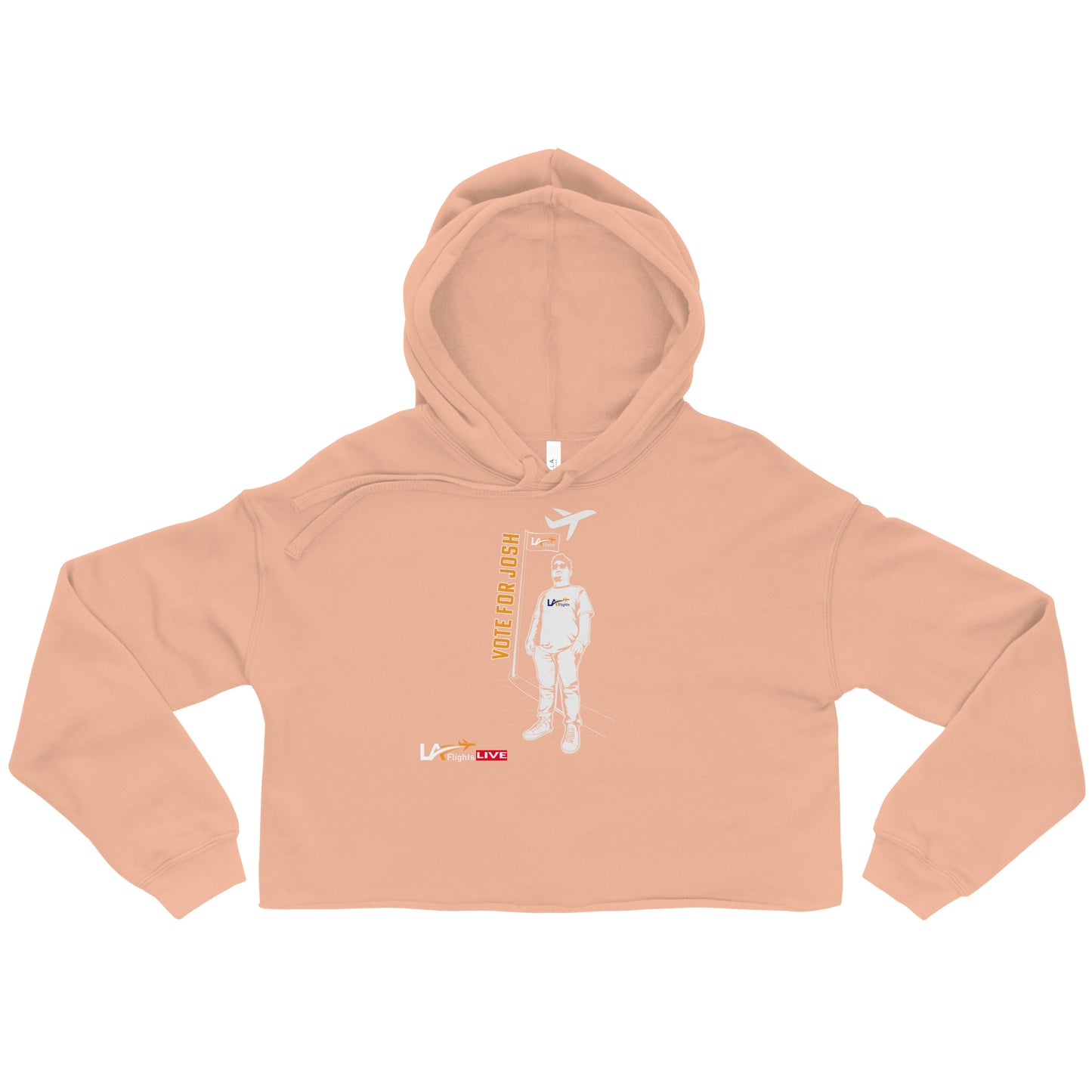 Women Crop Hoodie Vote For Josh