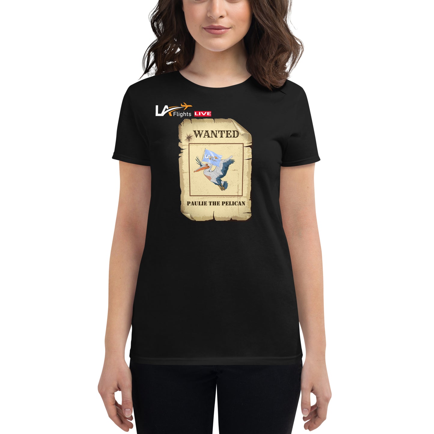 Women's short sleeve t-shirt Pauile The Pelican