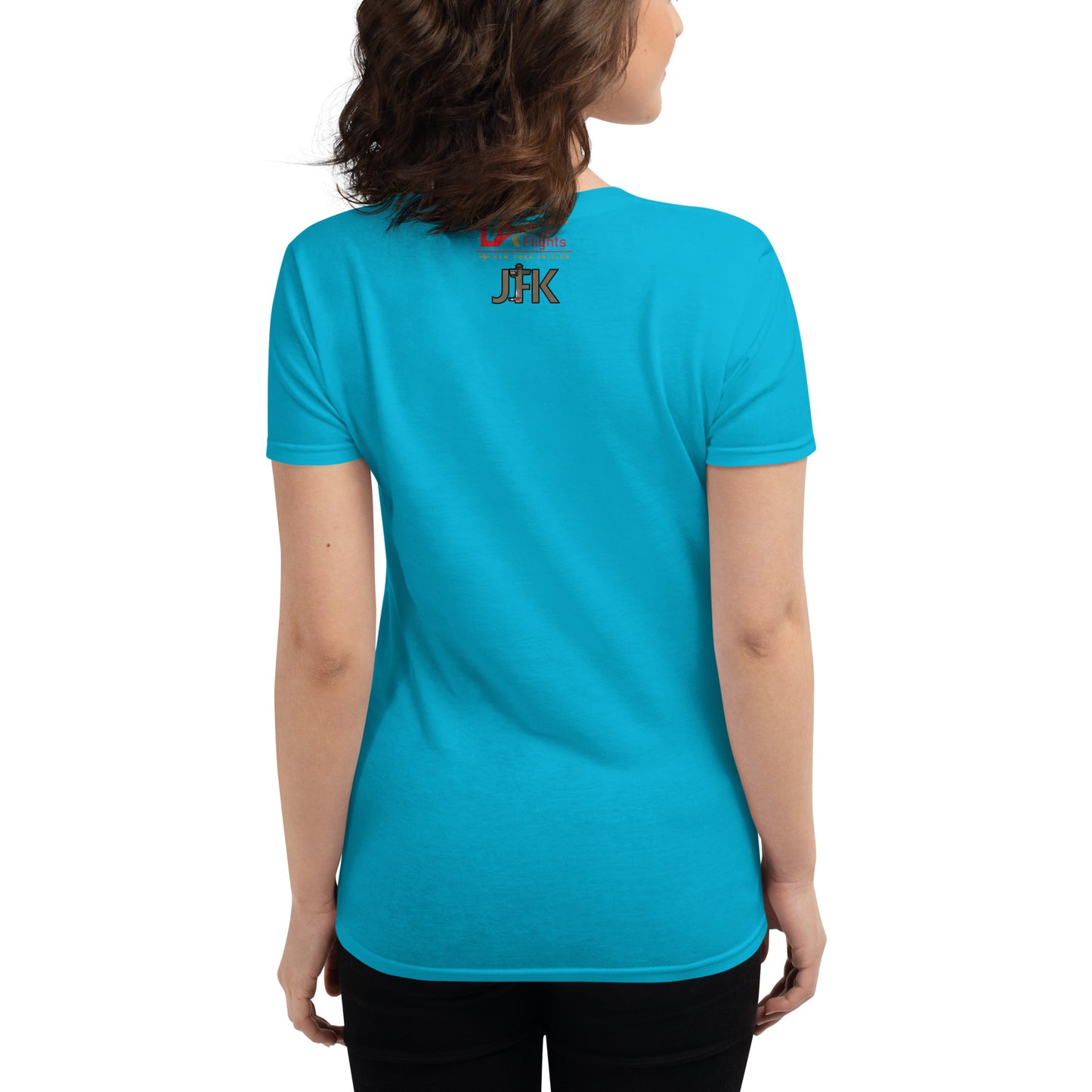 Women's short sleeve t-shirt UN Week 2024 (Design 2 White Letters)