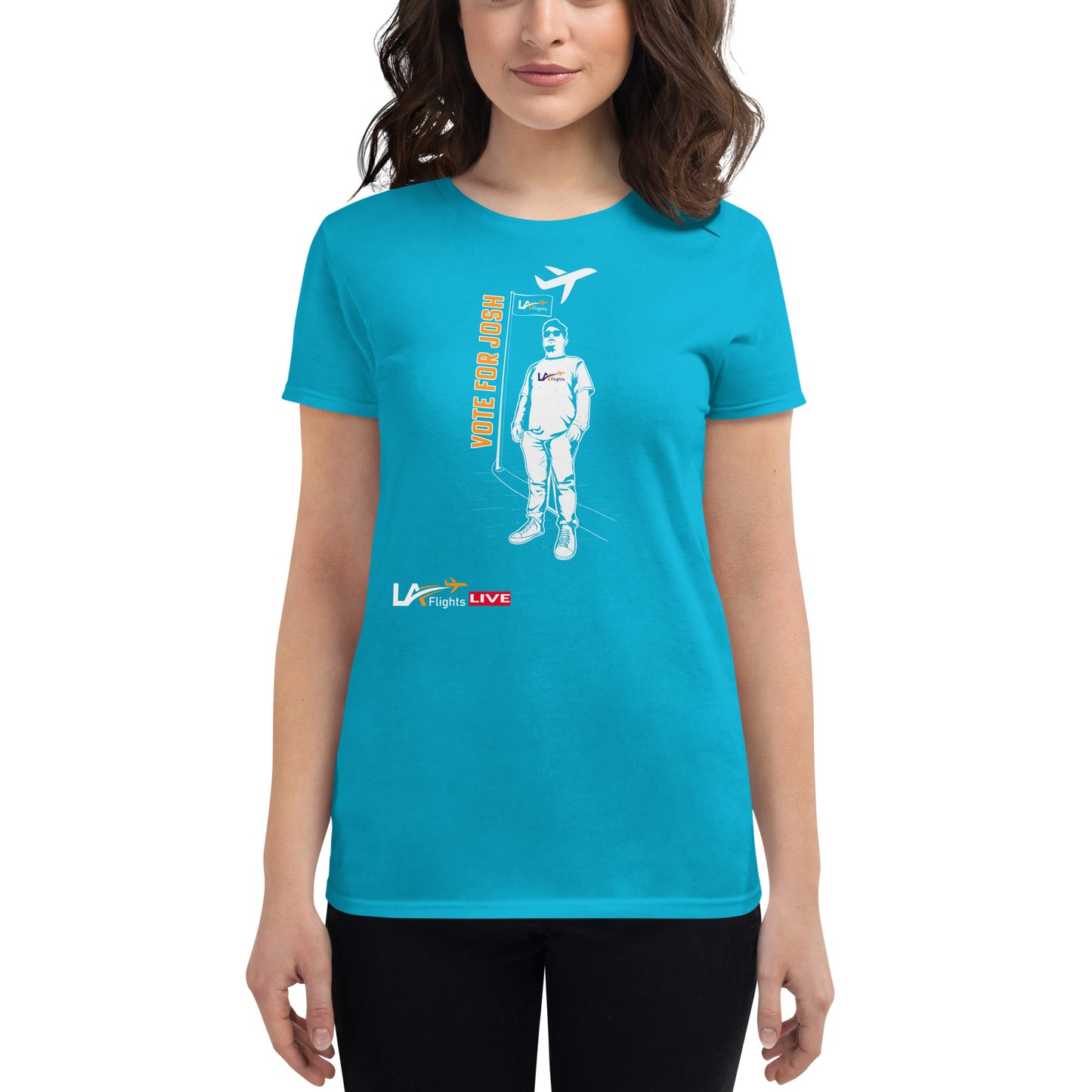 Women's short sleeve t-shirt Vote For Josh